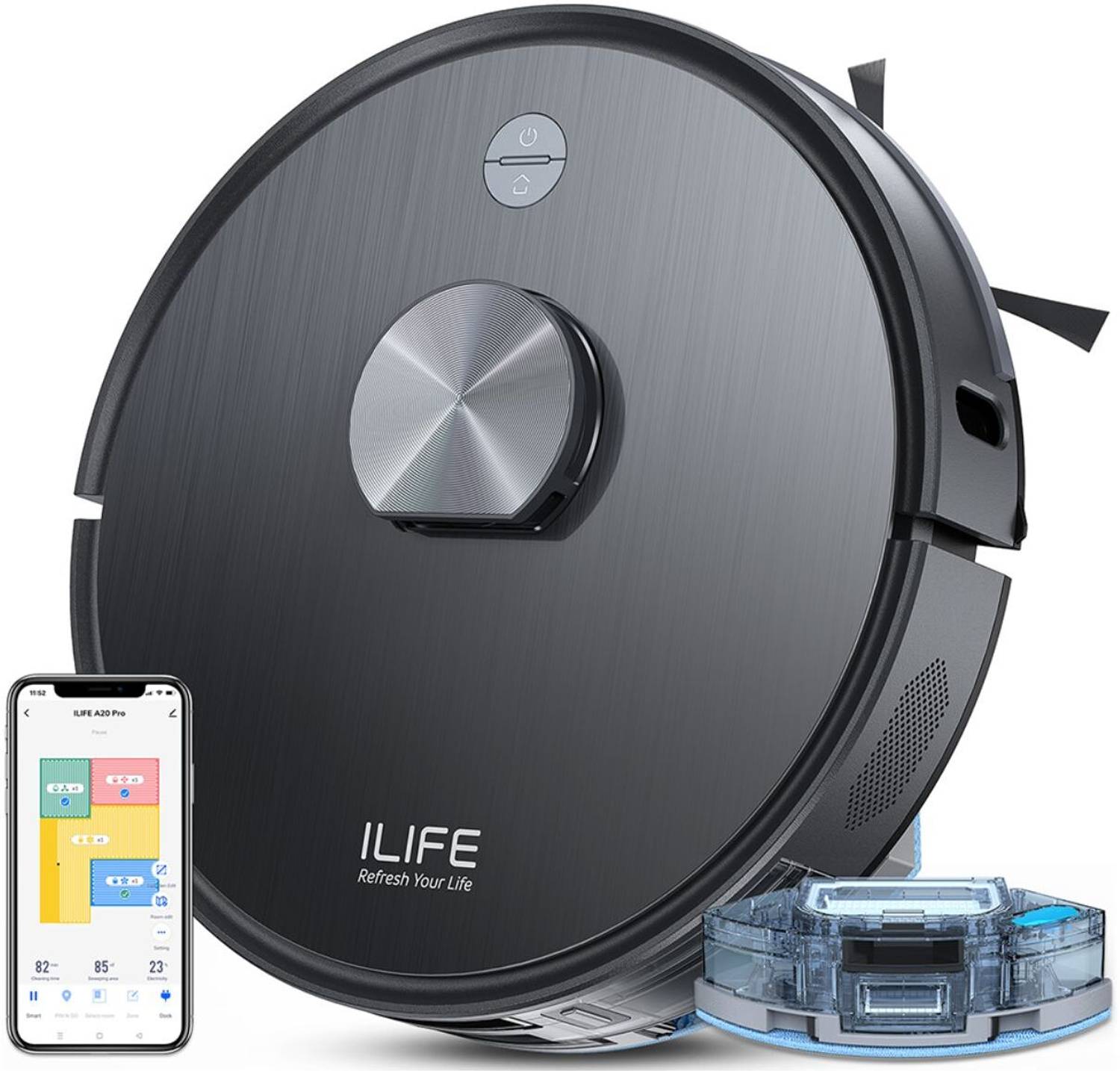ILIFE A20 Pro LiDAR Robot Vacuum & Mop - Image 1