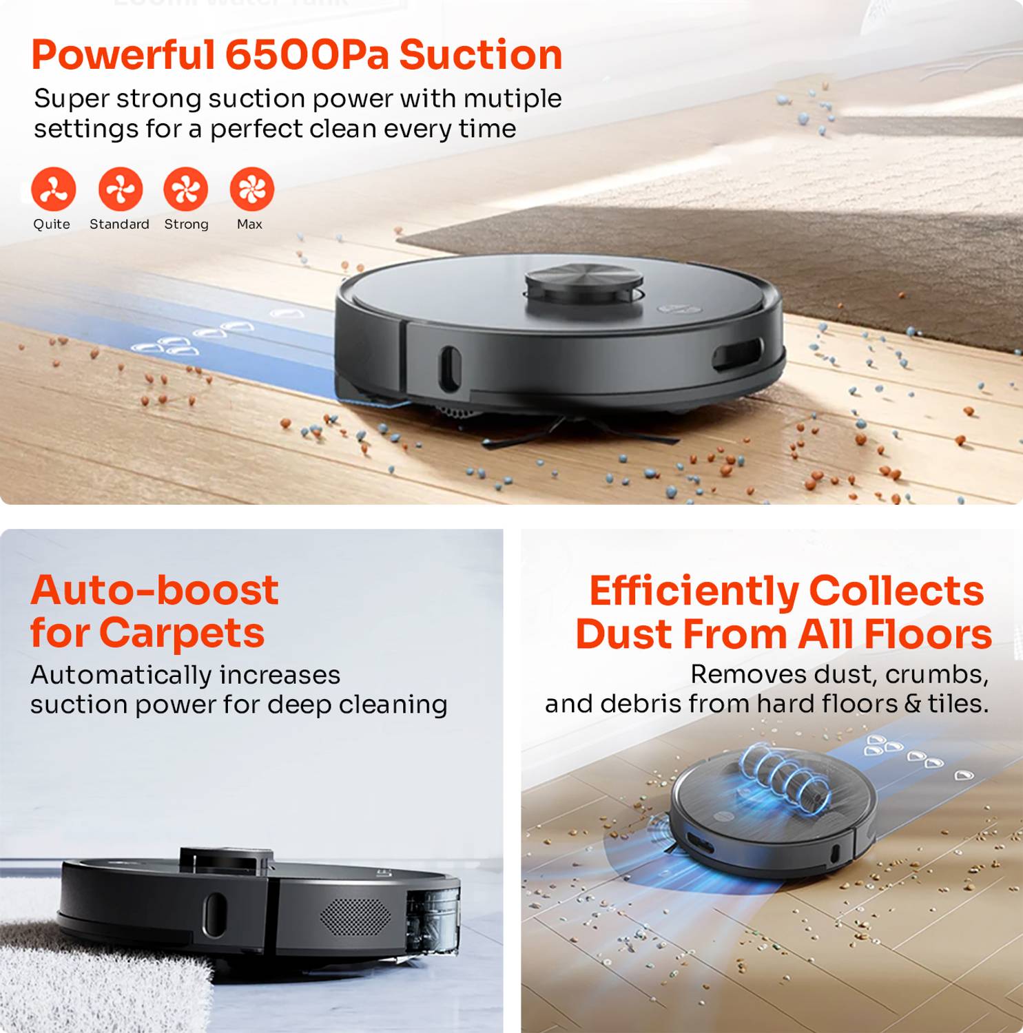 ILIFE T20s Pro Self-emptying Robot Vacuum - Image 4