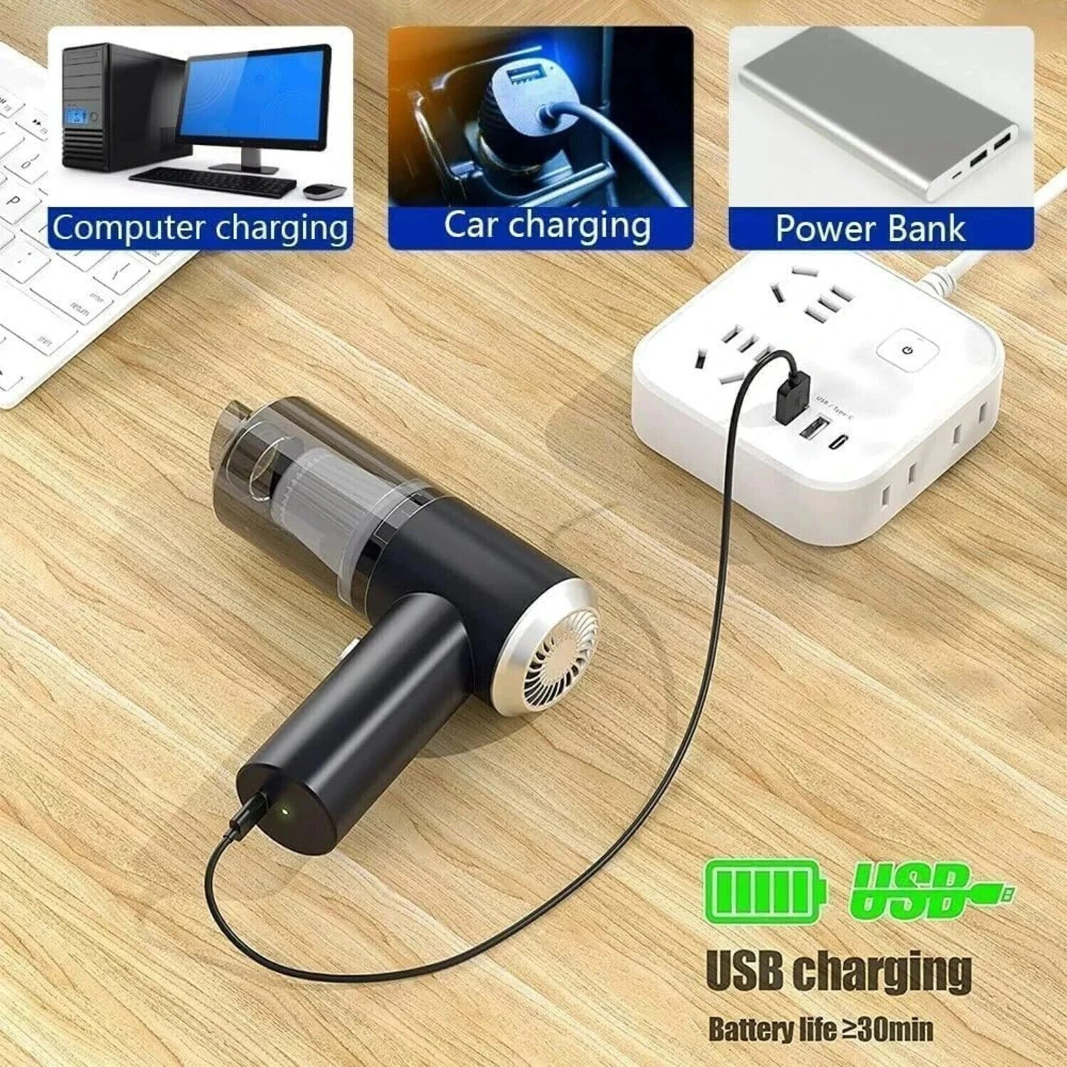 Image of coremro 3 IN 1 Hand-held Vacuum Cleaner