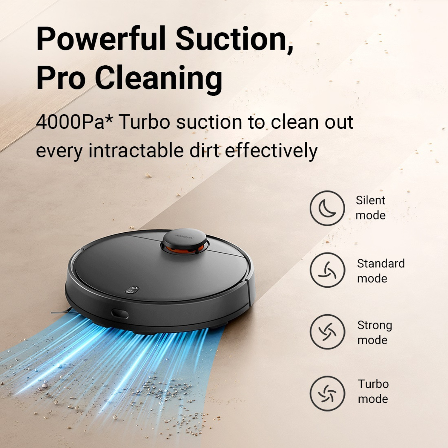 Image of Mi S10 Robotic Floor Cleaner (WiFi Connectivity)