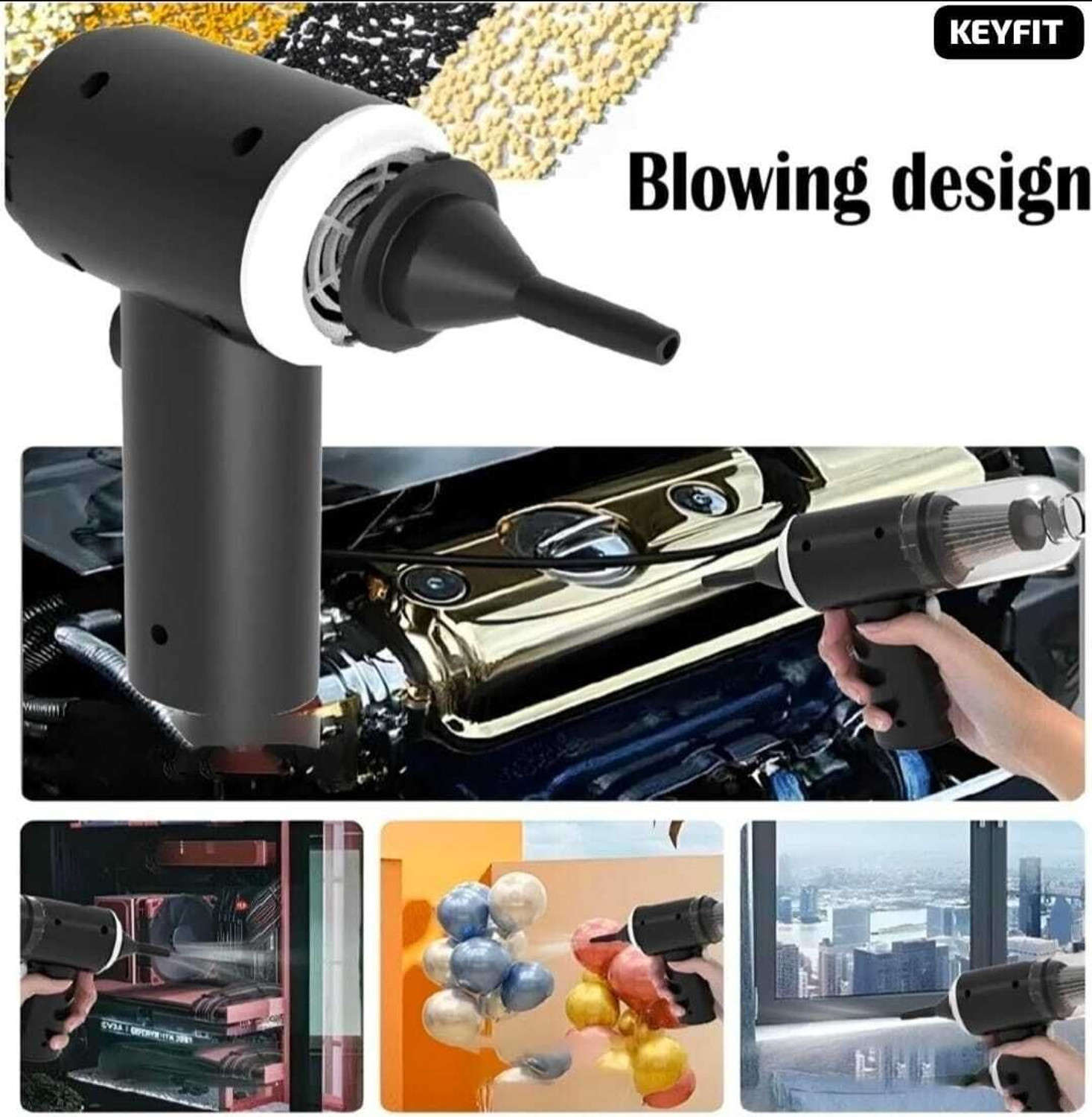 Image of keyfit 3IN1 VACCUM CLEANER Home & Car Washer with Ozone Air Purification Technology