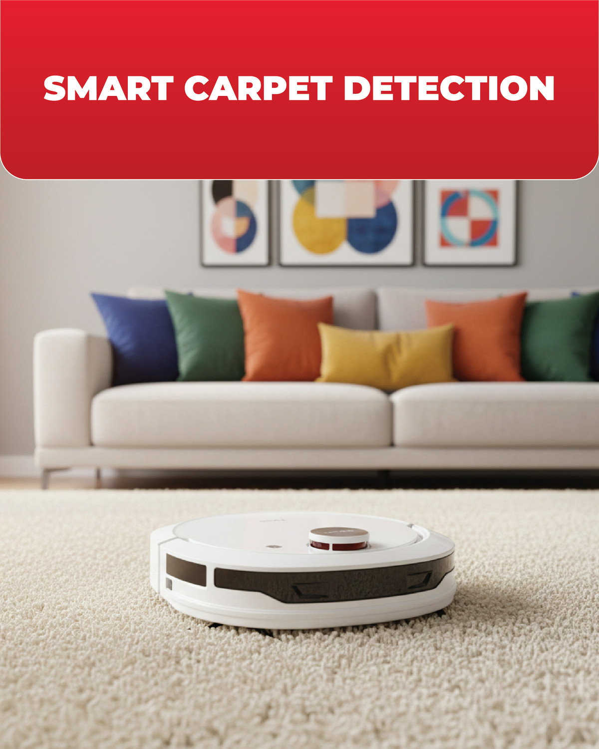 Image of Tiron TRV 40 PRO Robotic Floor Cleaner with 2 in 1 Mopping and Vacuum