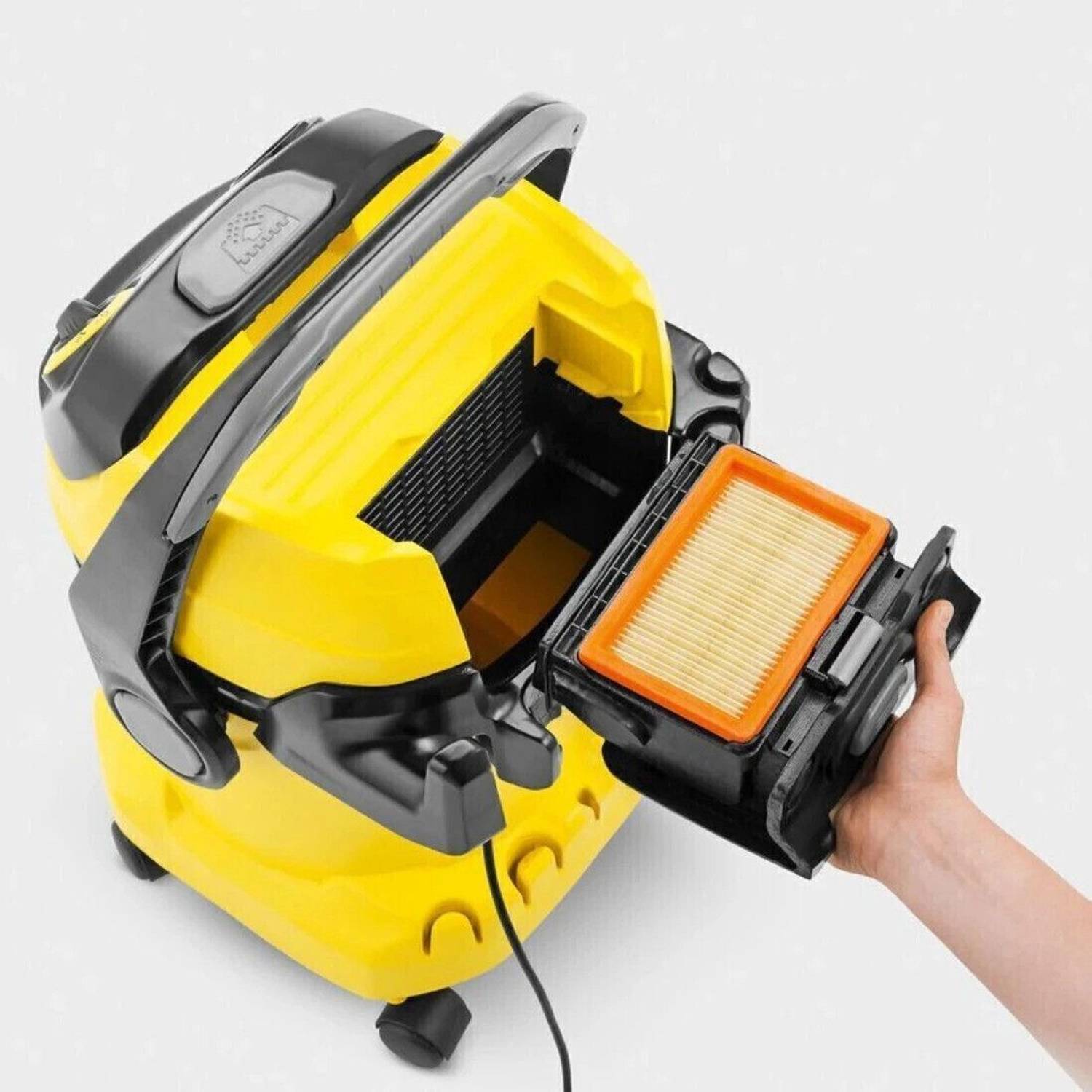 Karcher WD 5 Wet & Dry Vacuum Cleaner with Anti-Bacterial Cleaning