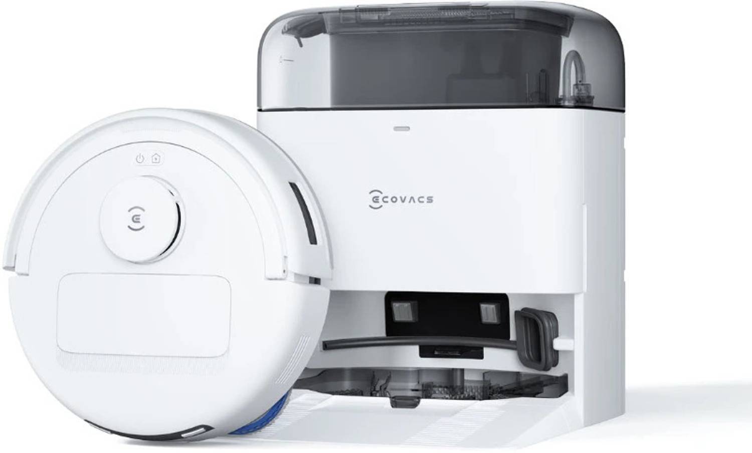 ECOVACS DEEBOT MINI Robotic Floor Cleaner Robotic Floor Cleaner with 2-in-1 Mopping & Vacuum, 9000Pa Suction, Anti-Bacterial Cleaning (WiFi, Google Assistant & Alexa) with 2 in 1 Mopping and Vacuum, Anti-Bacterial Cleaning (WiFi Connectivity, Google Assistant and Alexa)
