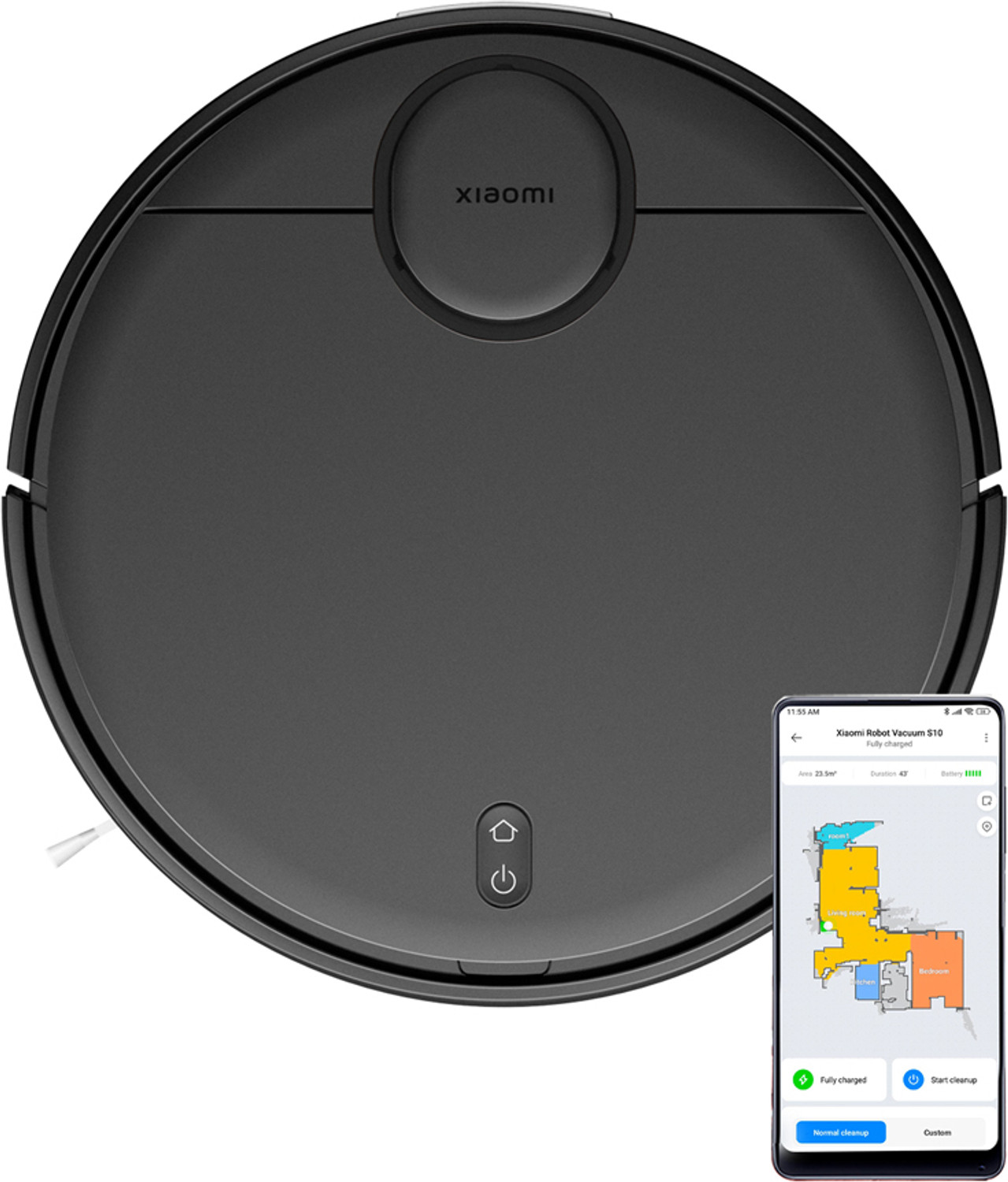 Image of Mi S10 Robotic Floor Cleaner (WiFi Connectivity)