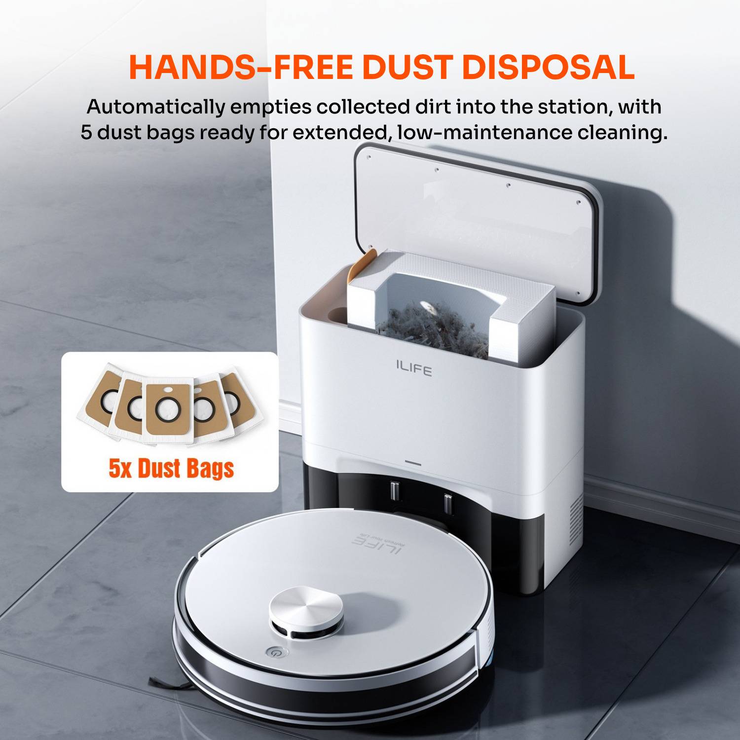 ILIFE A30 Pro 2 in 1 Mopping and Vacuum Robotic Floor Cleaner - Image 4
