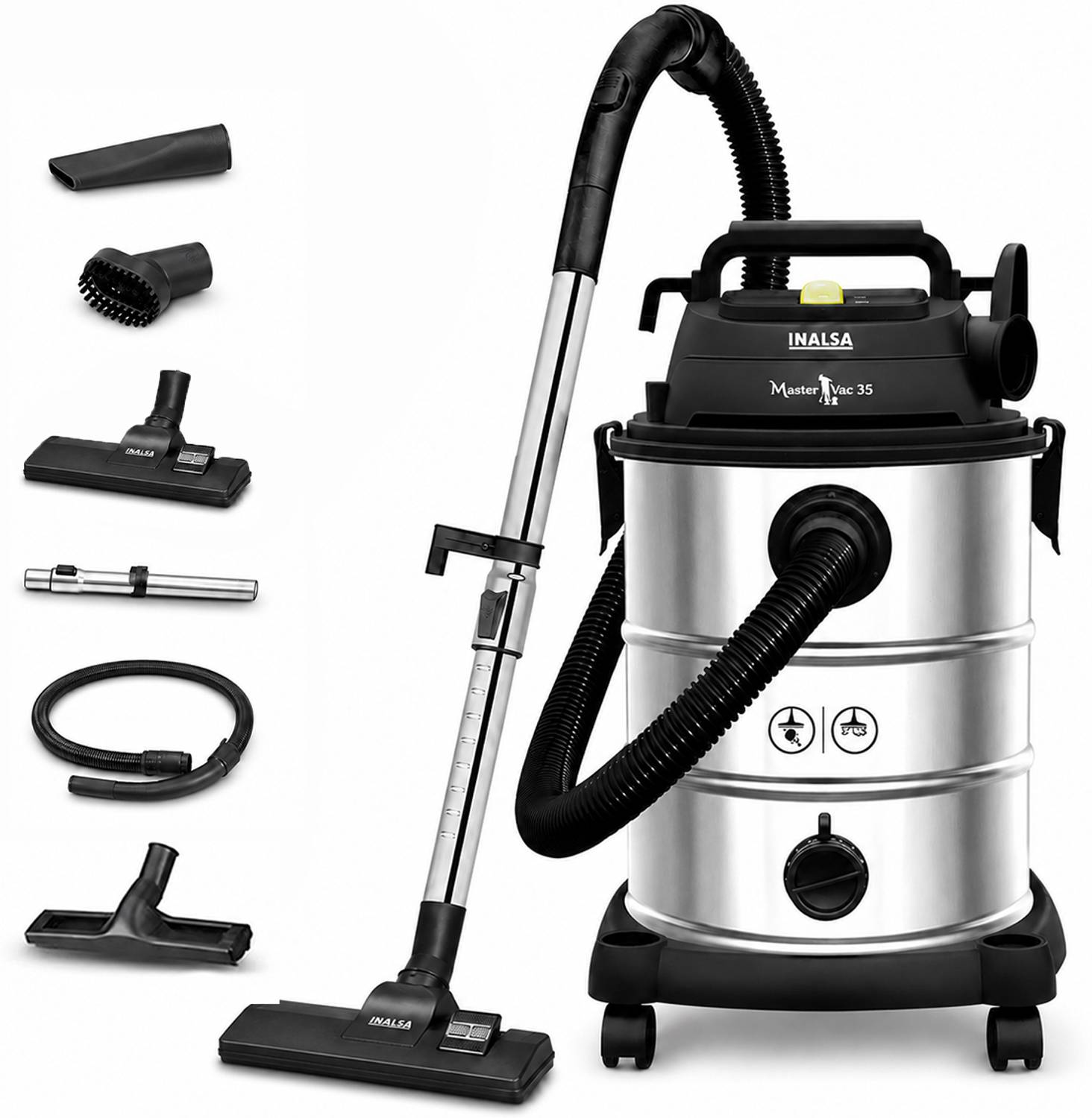 Inalsa Master Vac 35 35L Wet & Dry Vacuum - Image 1