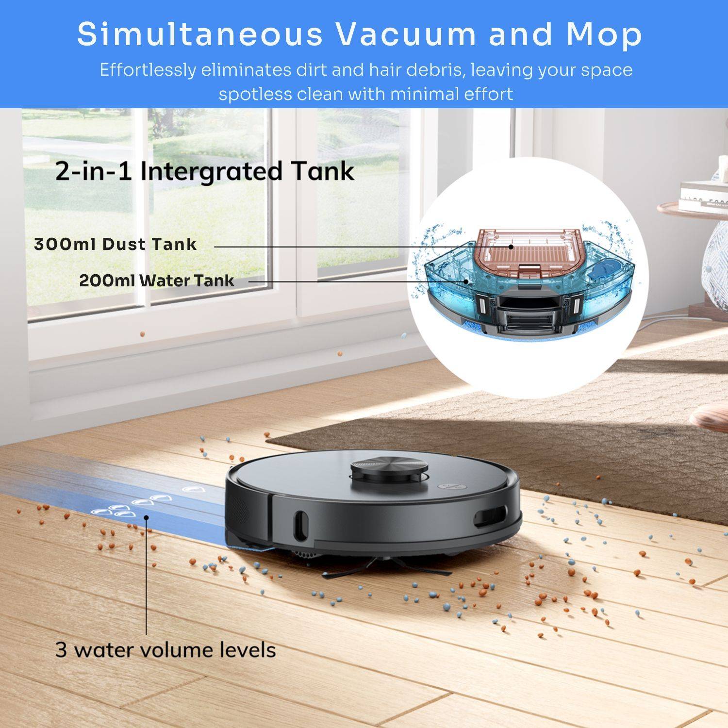 ILIFE A20 Pro LiDAR Robot Vacuum & Mop - Image 4
