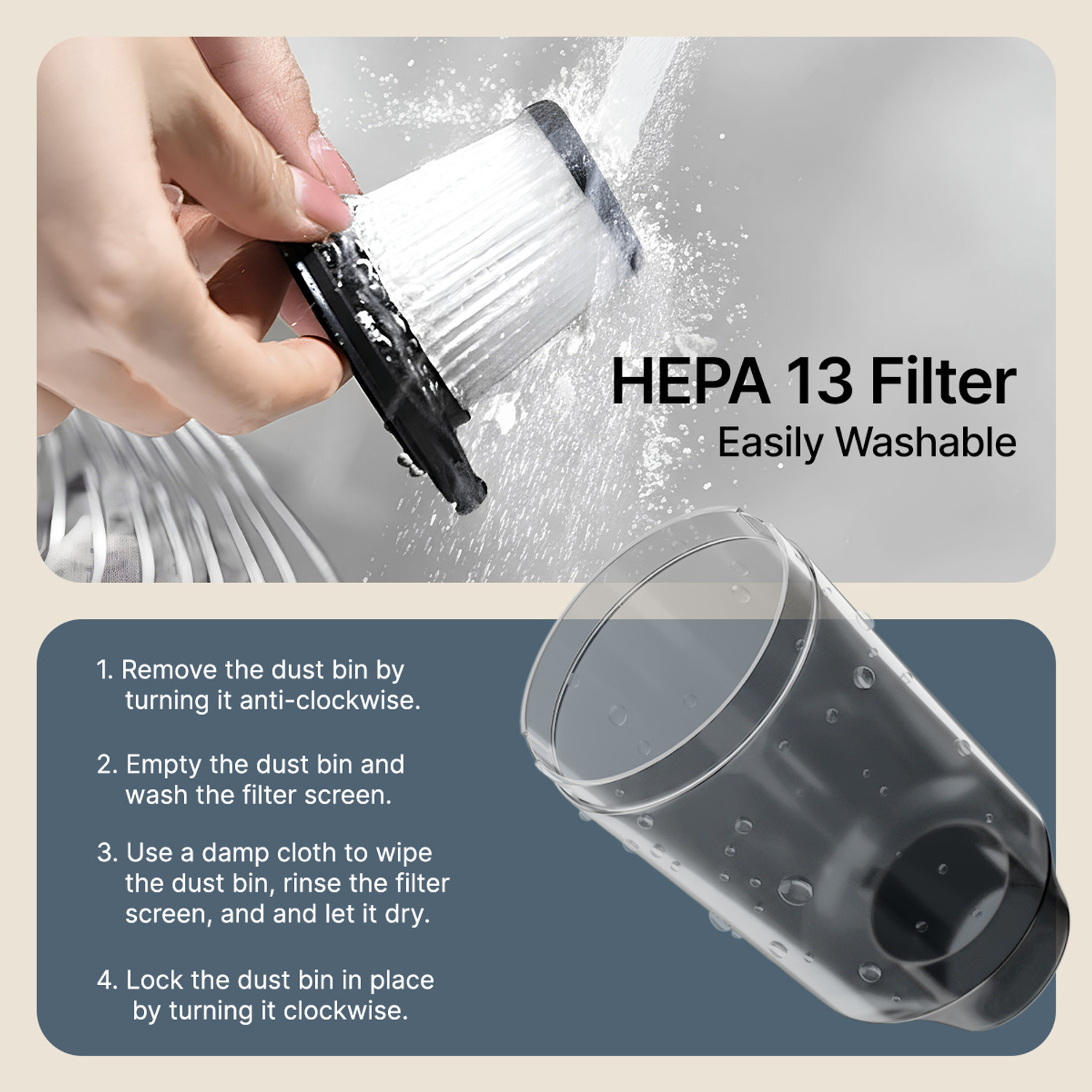 Image of pTron NeoVac X2 Car Vacuum Cleaner with Anti-Bacterial Cleaning