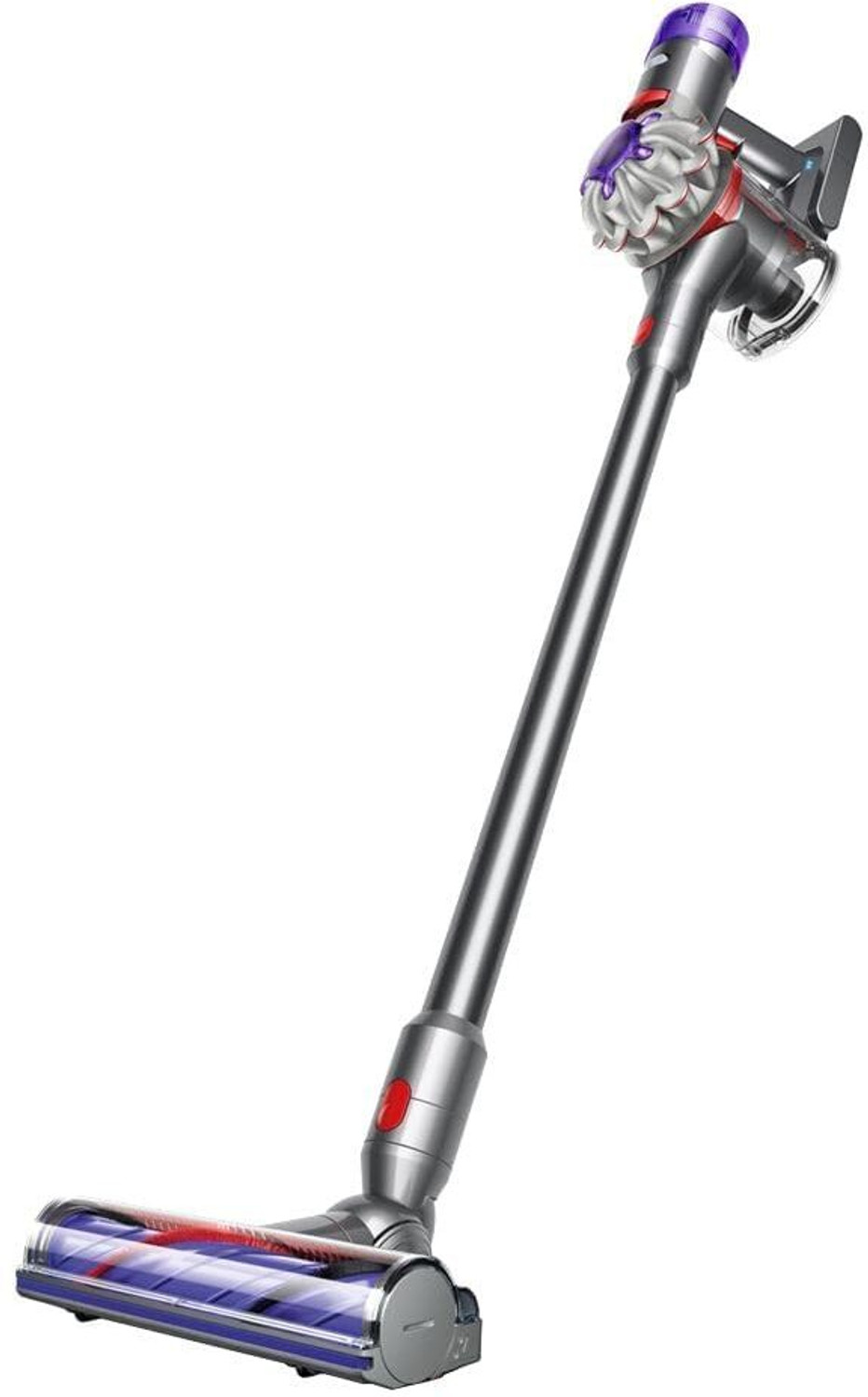 Image of Dyson V8 Absolute Cordless Vacuum Cleaner Powerful and Versatile, Rechargeble battery, 0.54L bin, 115 Airwatts, 40 mins runtime, Cleans floor, high places, under furniture, sofas, mattresses and curtains