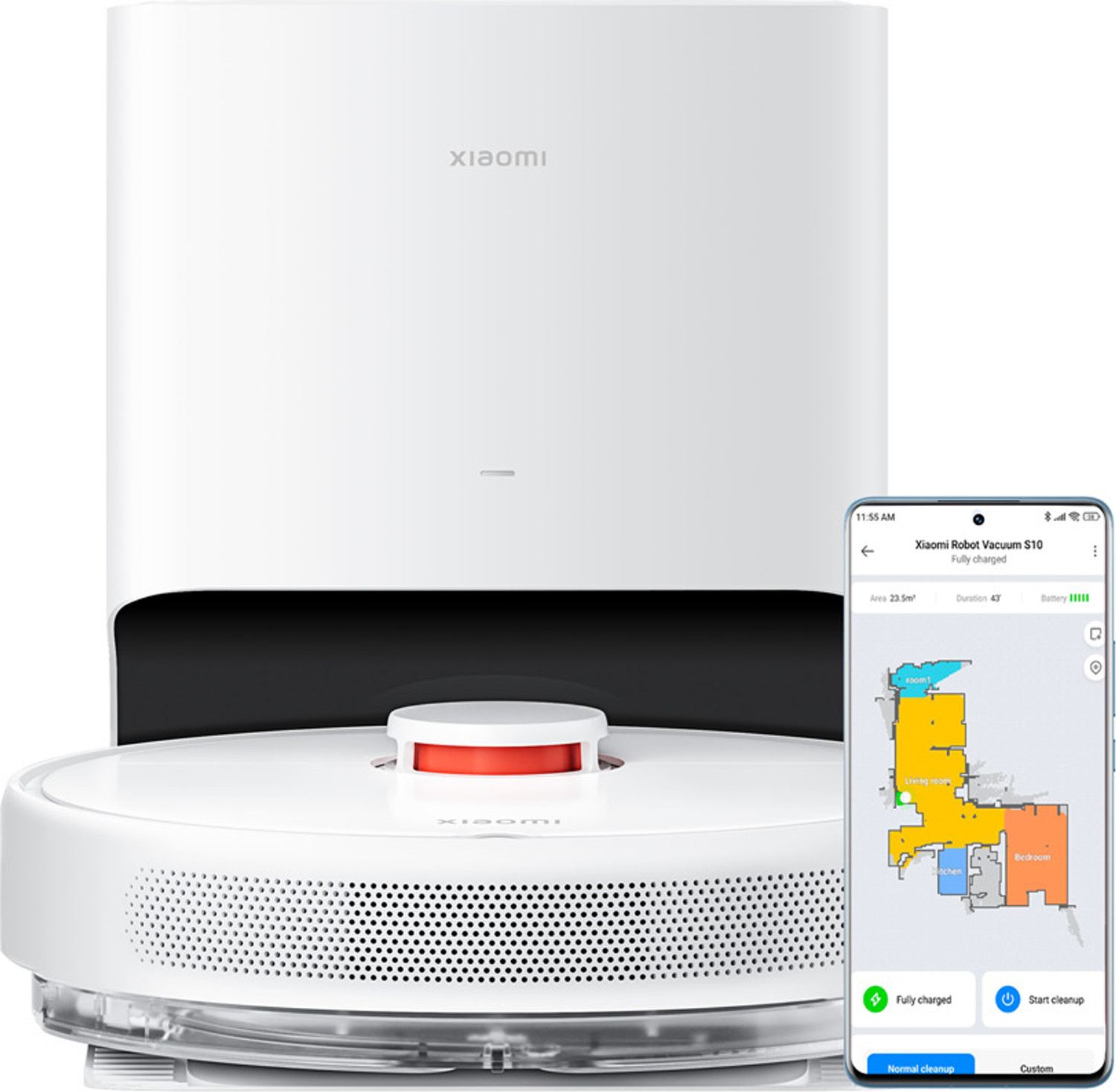 Image of Mi X10 Robotic Floor Cleaner (WiFi Connectivity)