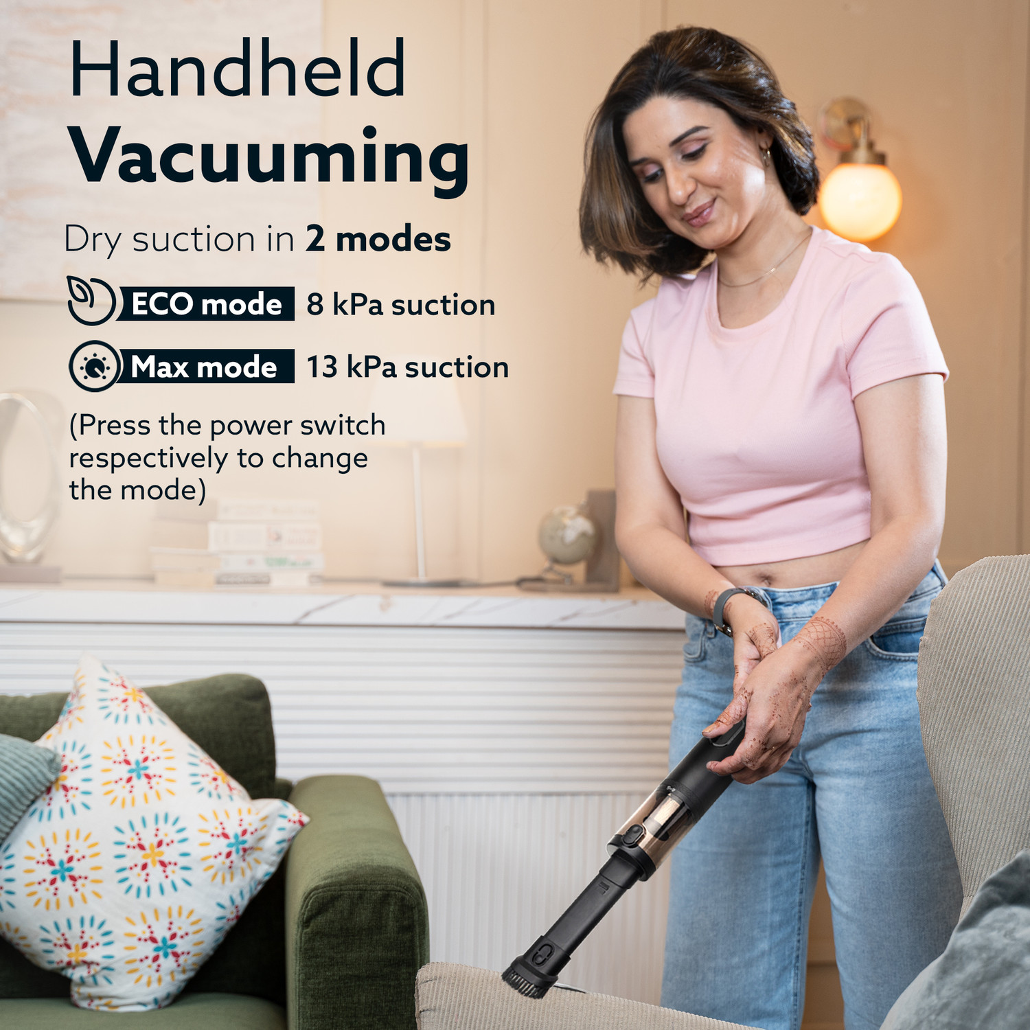 Image of AGARO Royal Mini Hand Held Vacuum Cleaner, Portable Car Vacuum Hand-held Vacuum Cleaner