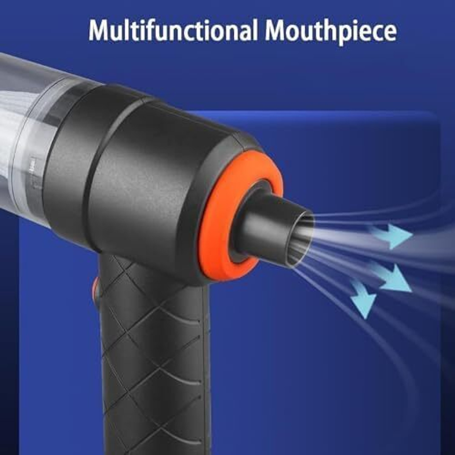 Image of Trendiee Store 3-in-1 Portable Vacuum Cleaner with Blower | USB Rechargeable Wireless Vacuum Window Cleaner with 2 in 1 Mopping and Vacuum