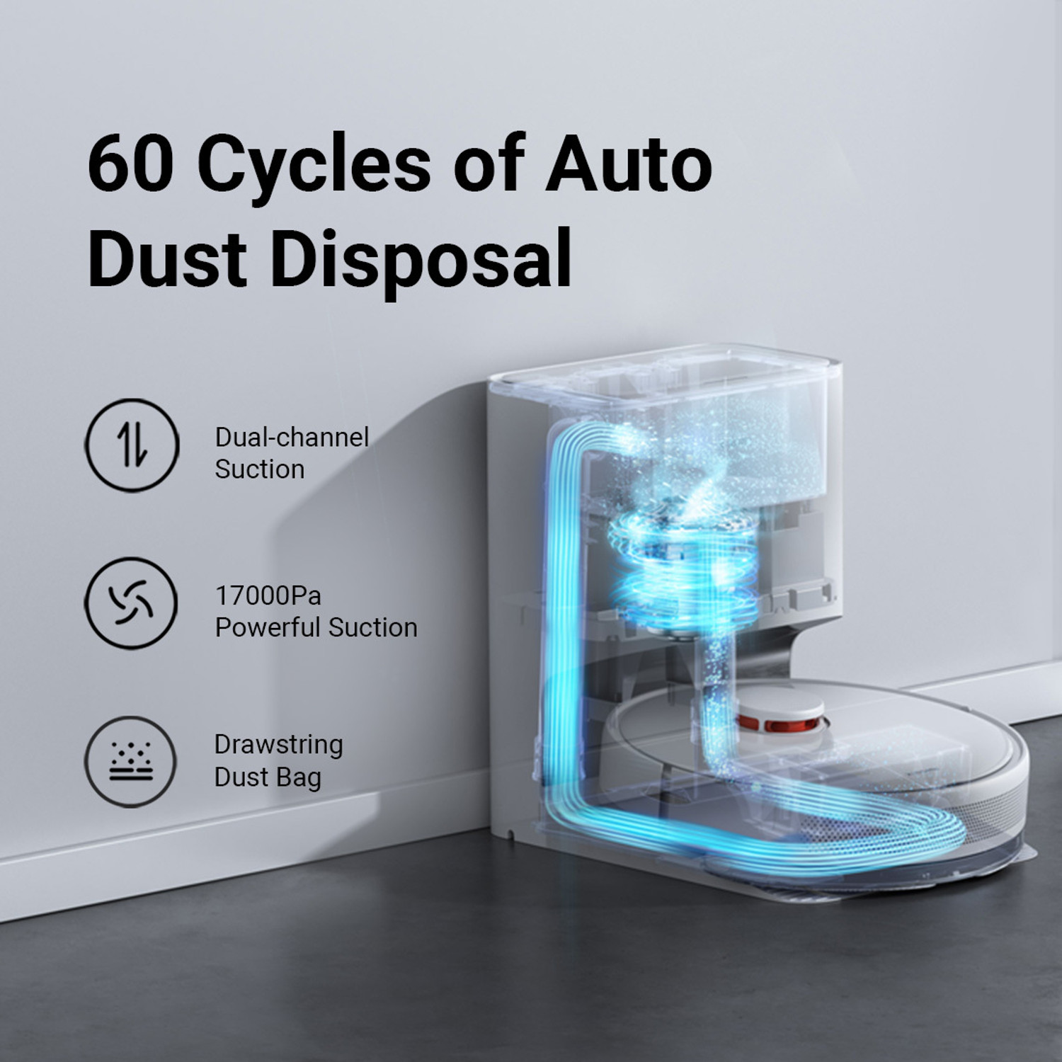 Image of Mi X10 Robotic Floor Cleaner (WiFi Connectivity)