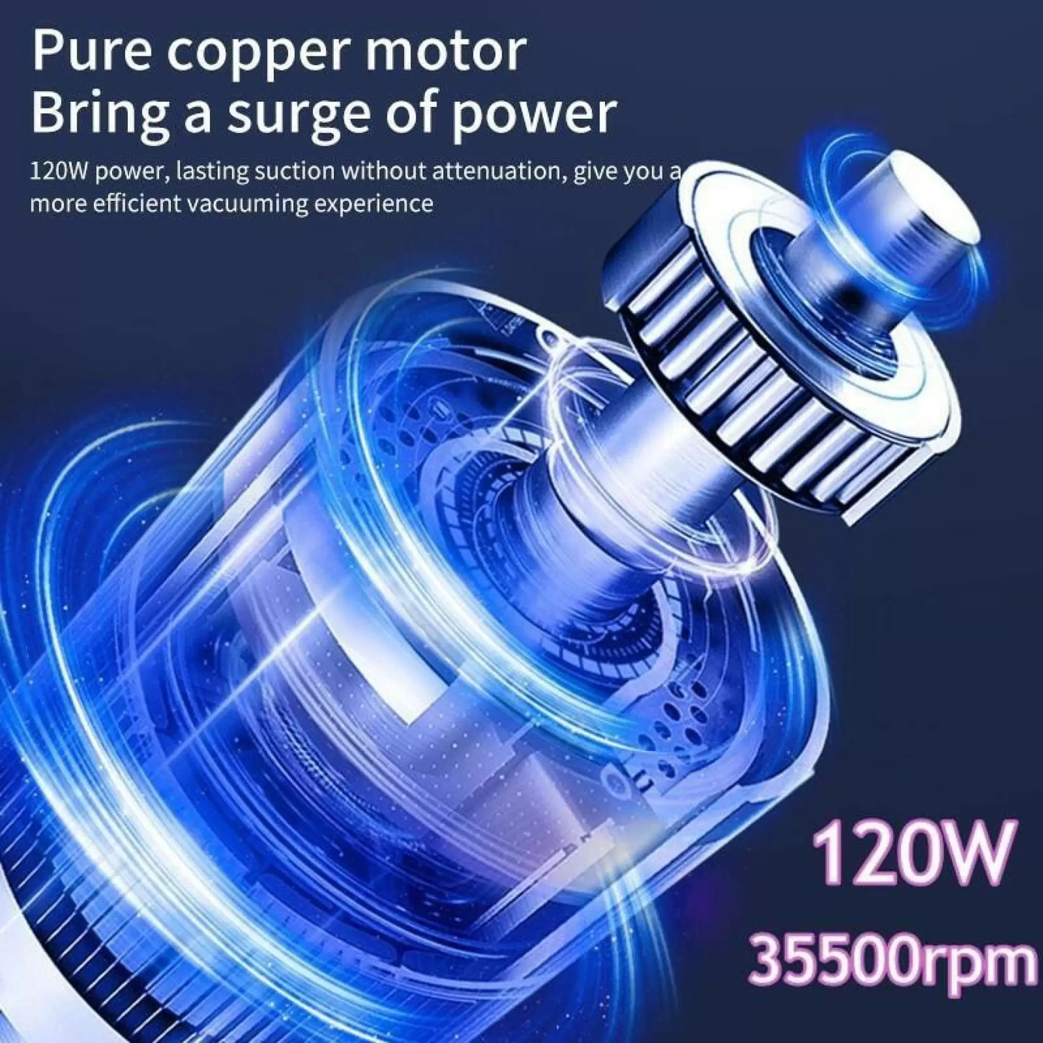 Image of OXERPRO Home /Car Wireless Vacuum Cleaner Wet /Dry Dual Use Vacuum Cleaner.EV-371 Car Vacuum Cleaner