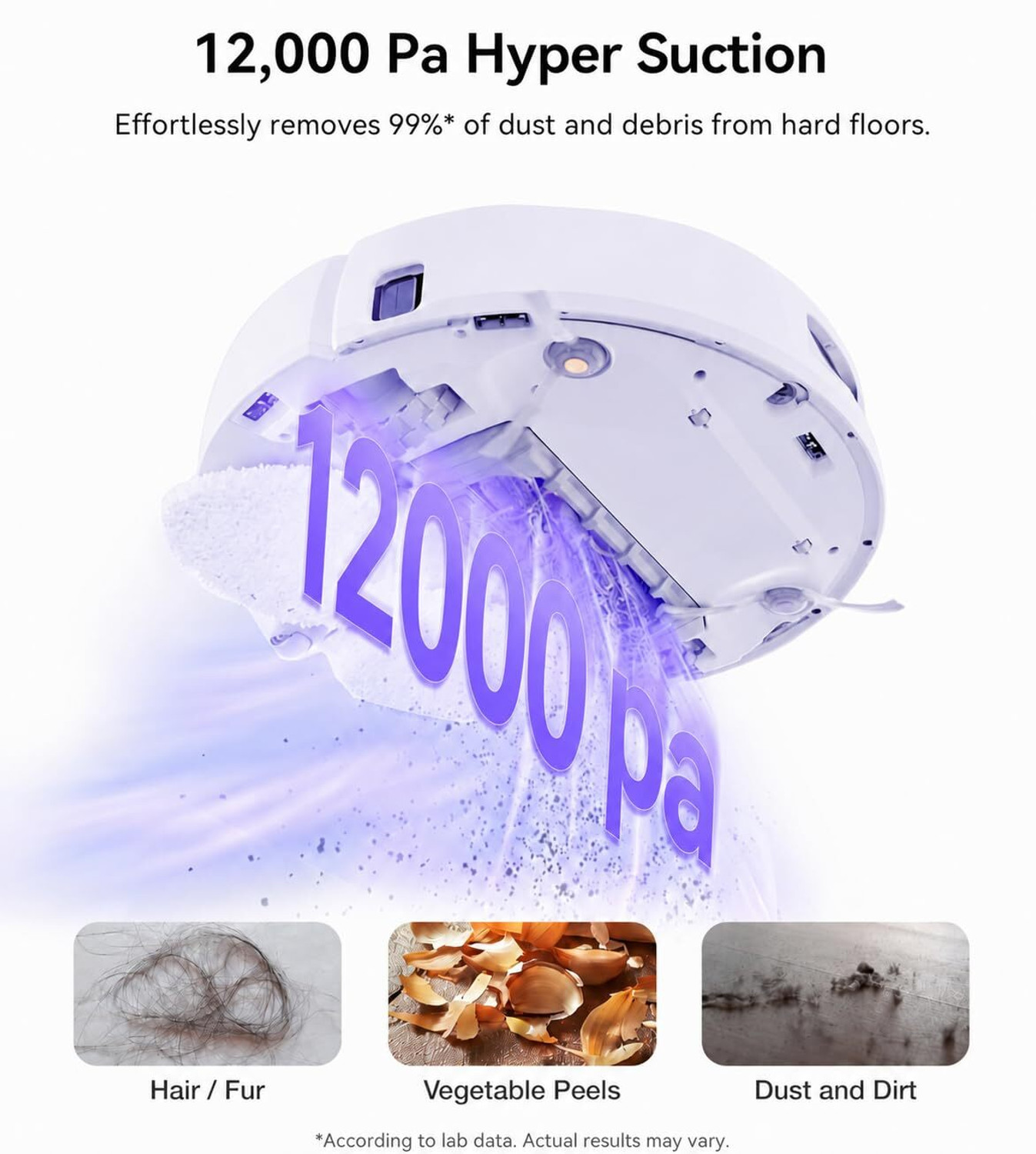 Image of Narwal Freo X Ultra 2.0 Robot Vacuum & Mop Combo Robotic Floor Cleaner ,Maintenance-Free Base, 12000Pa Suction, Auto Mop Drying /Washing ,Zero-Tangling, DirtSense ,3D Mapping (WiFi Connectivity, Google Assistant and Alexa)