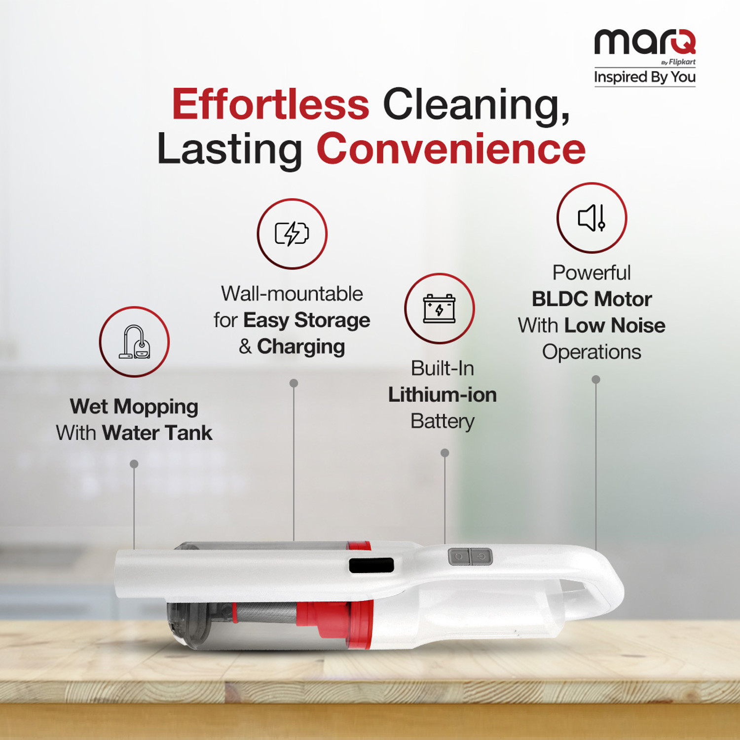 Image of MarQ by Flipkart Quick Clean DX Vacuum Cleaner High Pressure Washer