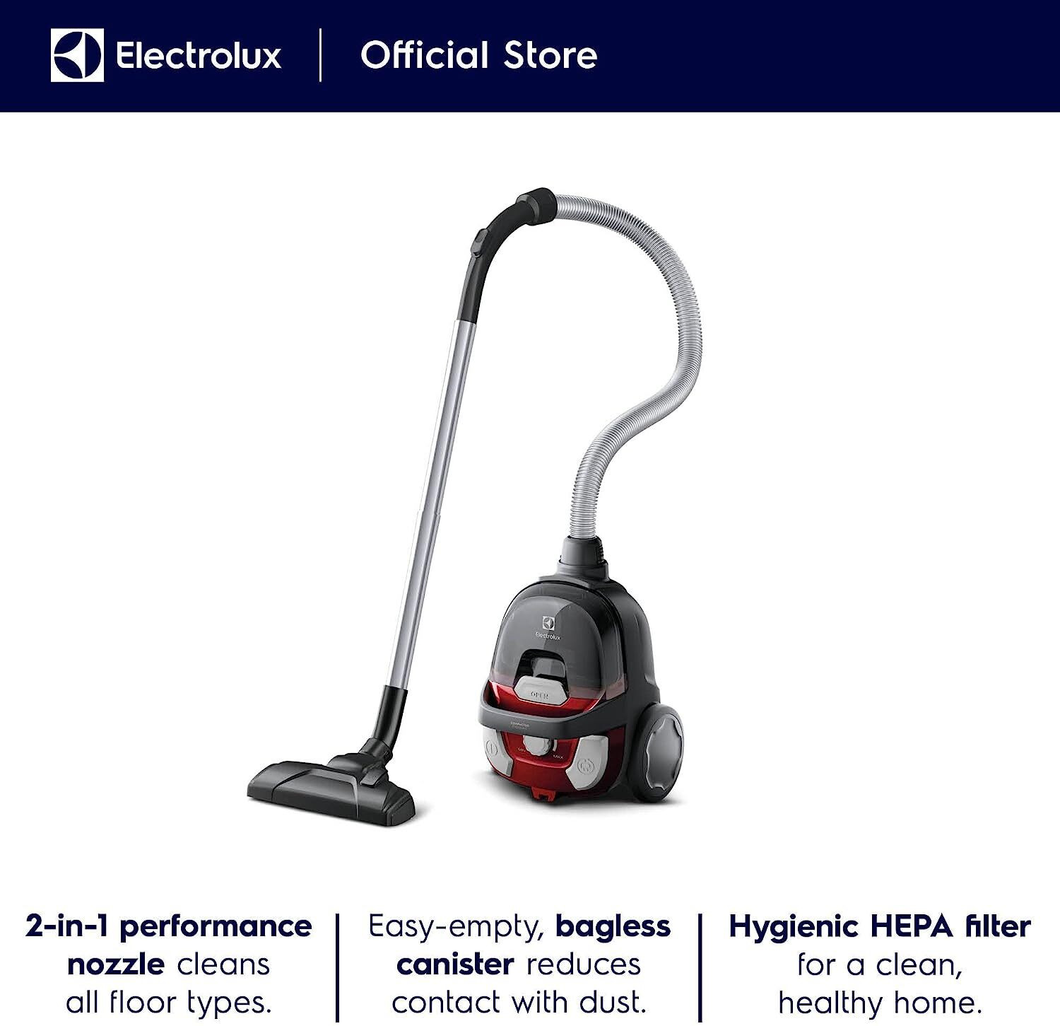 Image of Electrolux CompactGo Z1231WR Bagless Dry Vacuum Cleaner HEPA Filter