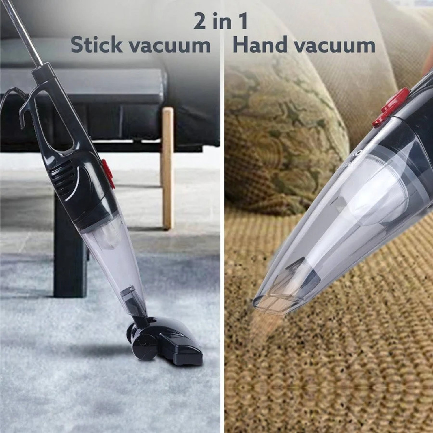 Image of AGARO Regal Plus 33423 Hand-held Vacuum Cleaner with Reusable Dust Bag