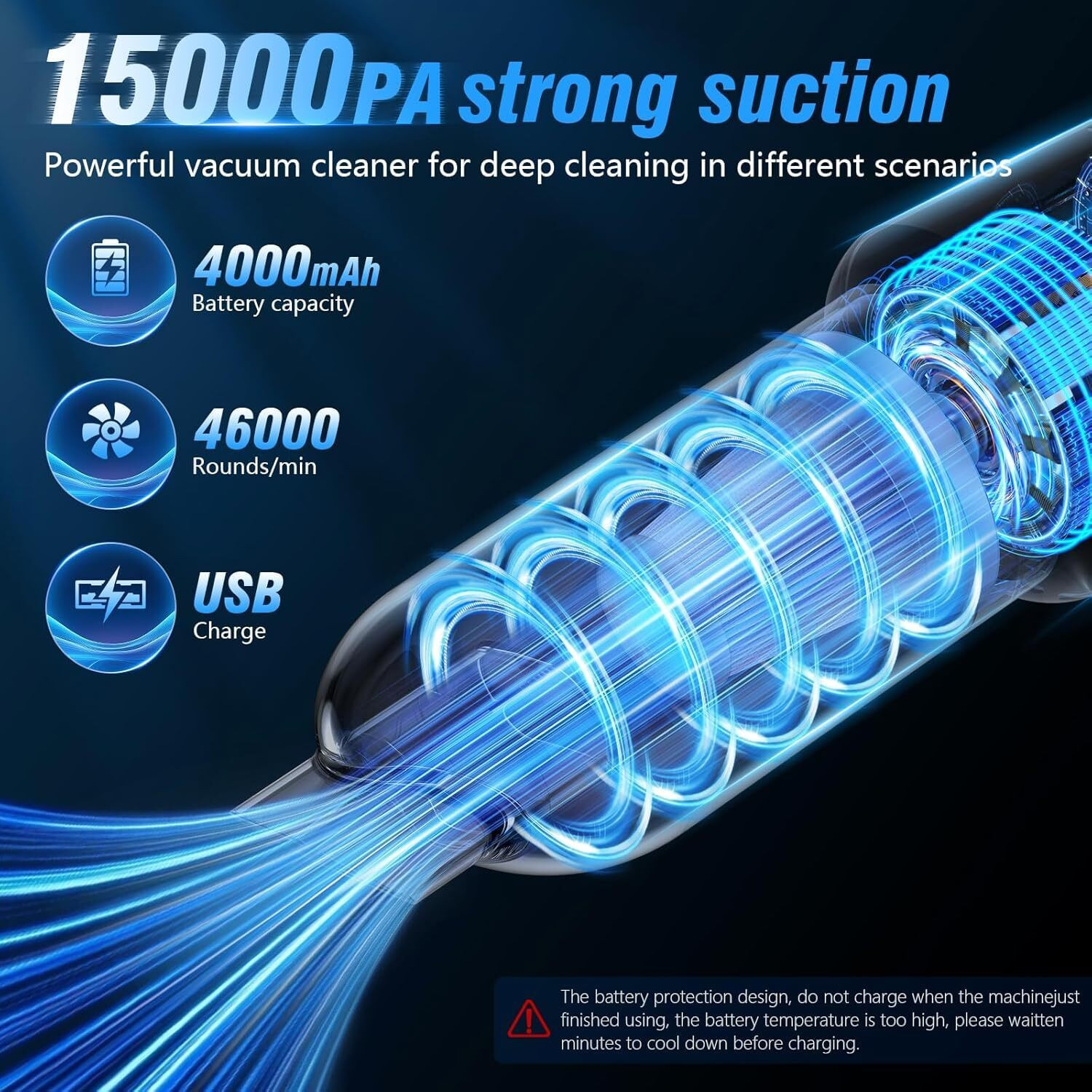 Image of PAGALY Mini Wireless Handheld Car Vacuum With Air Blowing For Car,Office,Home,Keyboard Car Vacuum Cleaner