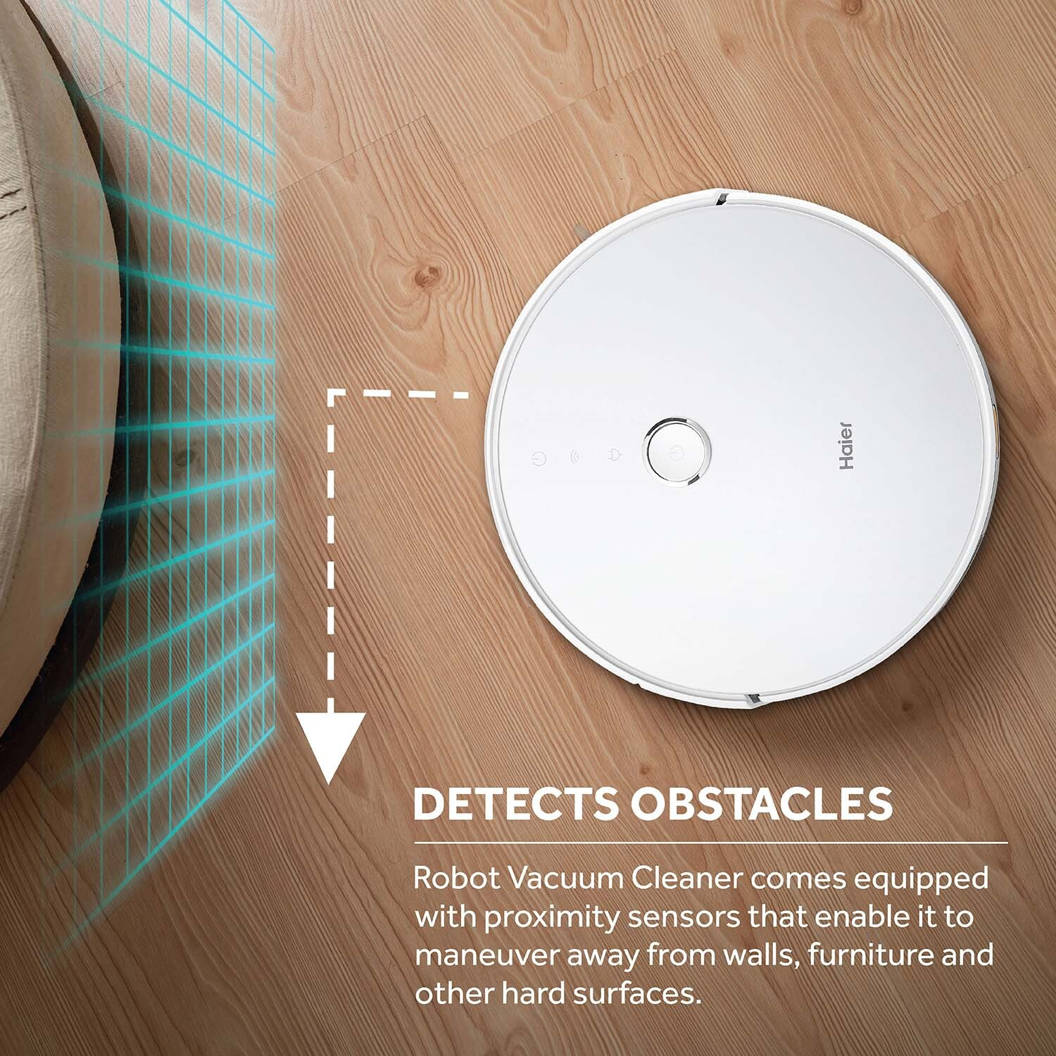 Image of Haier TH27U1 Robotic Floor Cleaner (WiFi Connectivity, Google Assistant and Alexa)