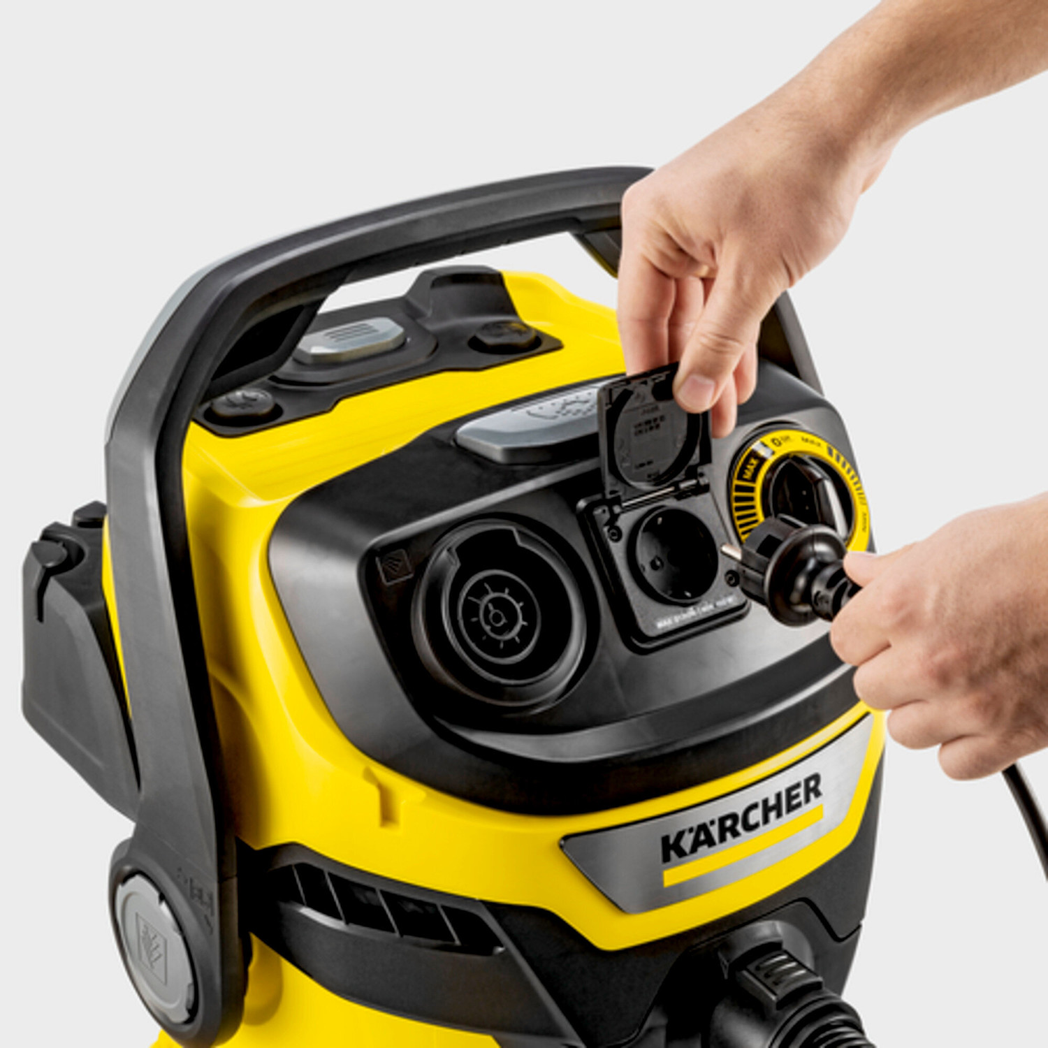Image of Karcher WD 5 P V-25 /5 /22 |25Ltr|1100W|5Mtr Cord| 2.2m Hose | Blower Function | Powerful Wet & Dry Vacuum Cleaner