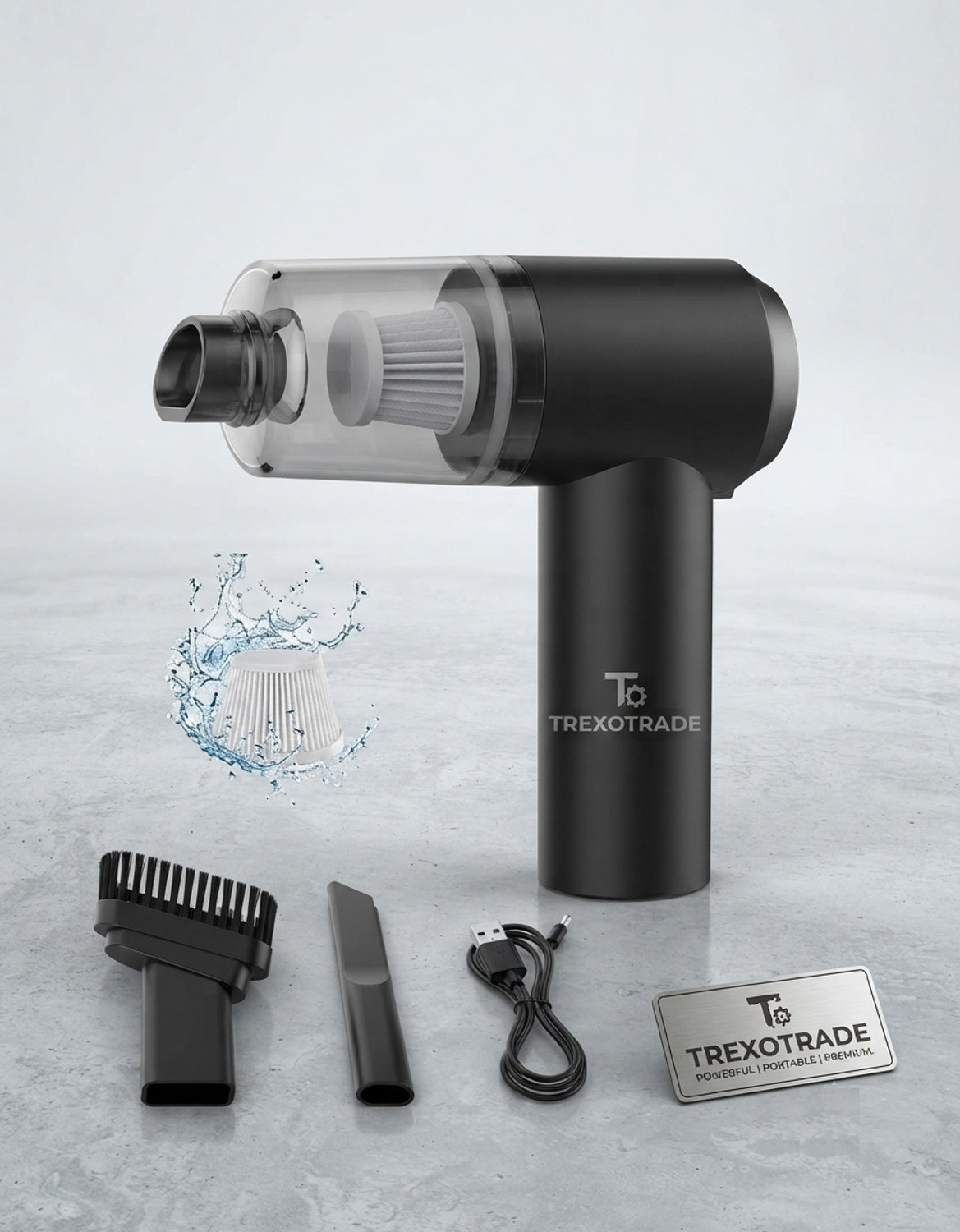 Image of TREXOTRADE A futuristic, ergonomic cleaning gadget. Cordless Vacuum Cleaner