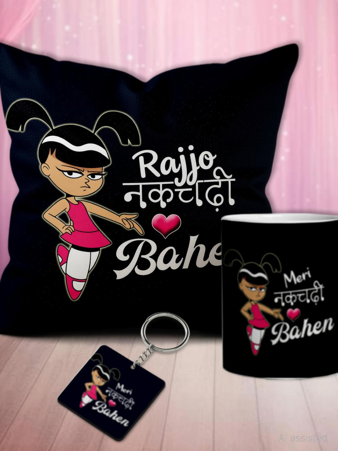 Image of ME&YOU Cushion, Mug, Keychain Gift Set
