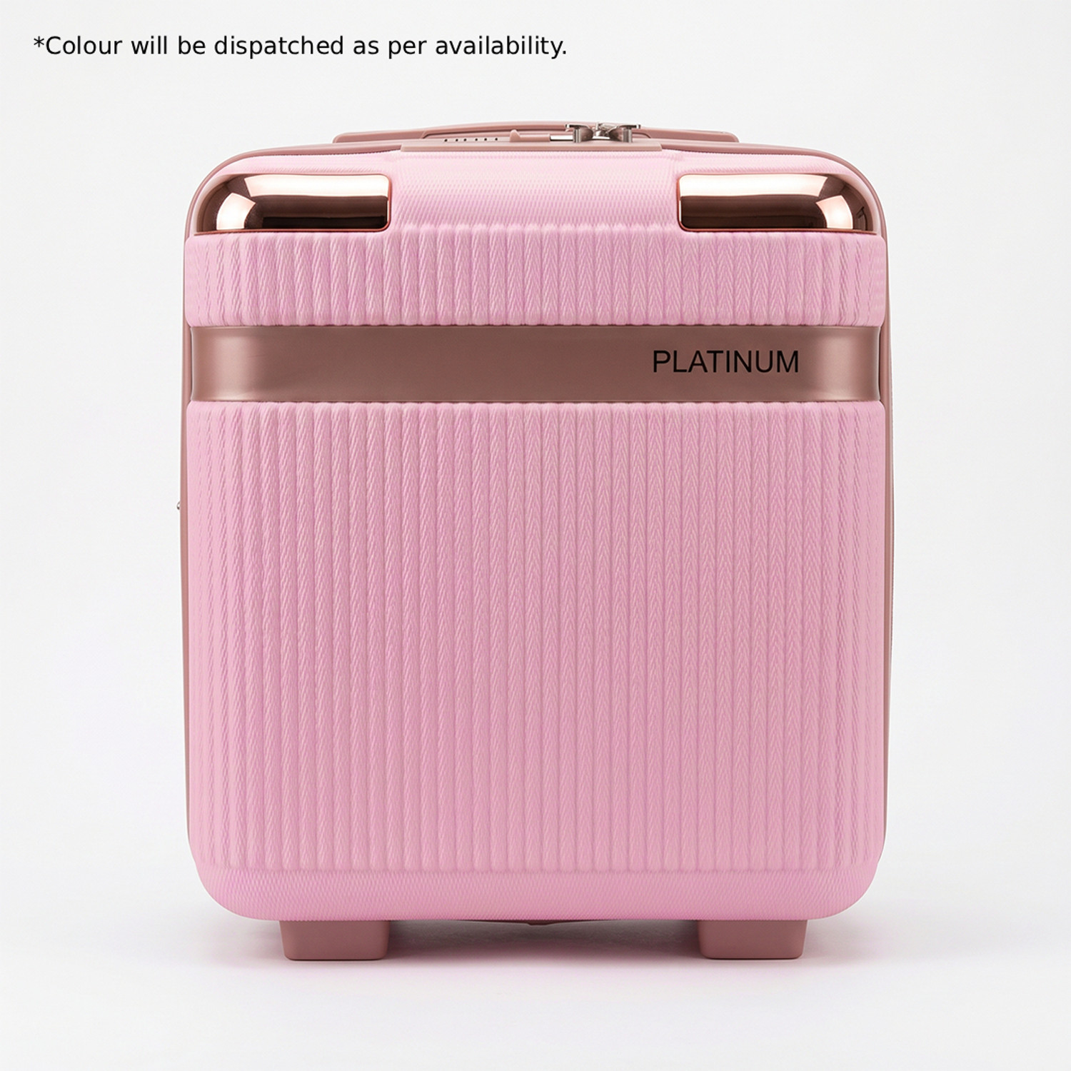 Image of Perpaa Platinum Vanity Organizer Box for Women Waterproof Makeup Jewellery Storage Case with Built-in Code Lock | Portable Travel Cosmetic Organizer Vanity Box