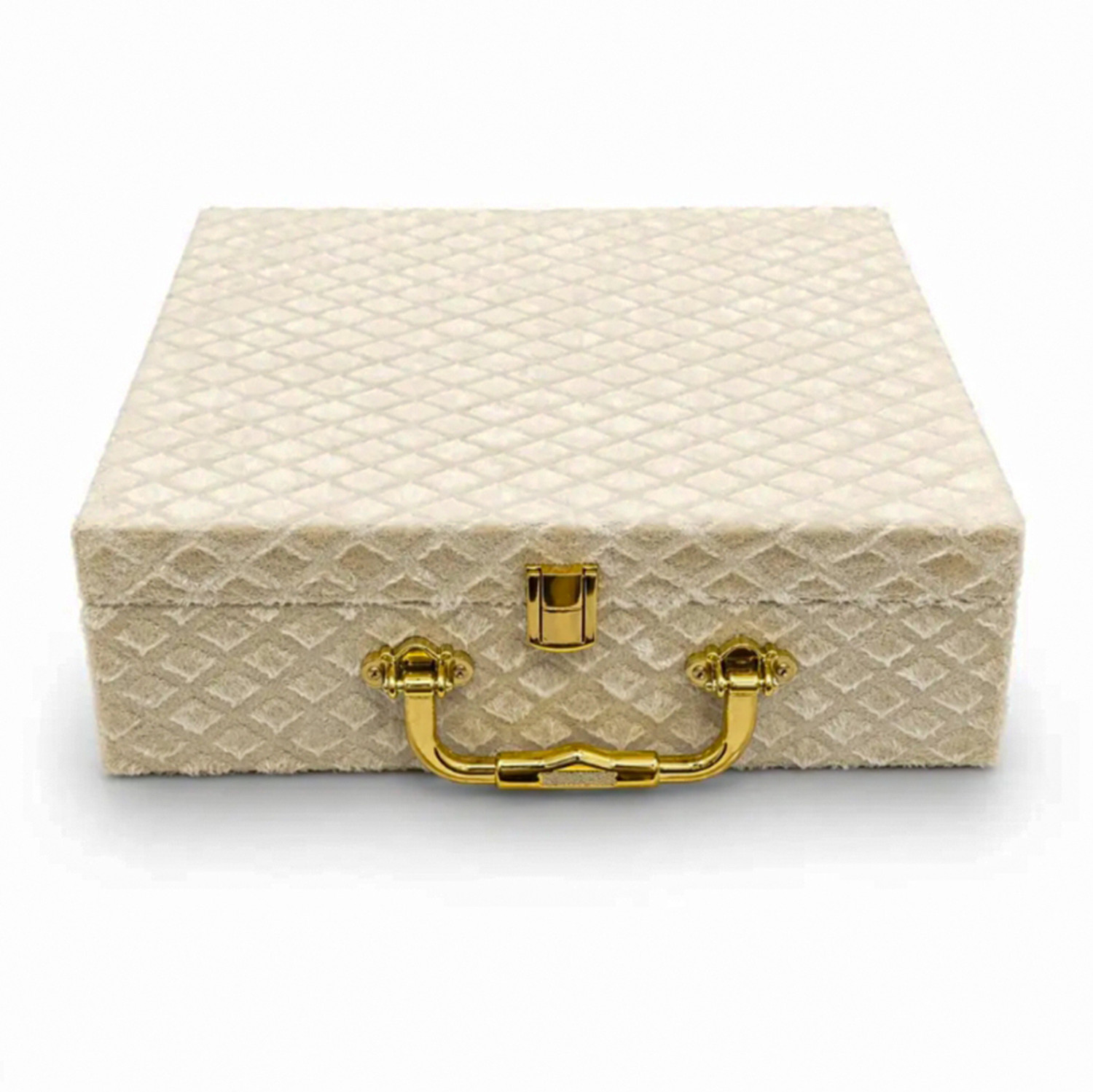Image of Bubs Spun Premium Velvet Bangle Organizer Box Bangle Storage & Organization, Bangle & Bracelet Organizer, Bridal Bangle Storage Vanity Box