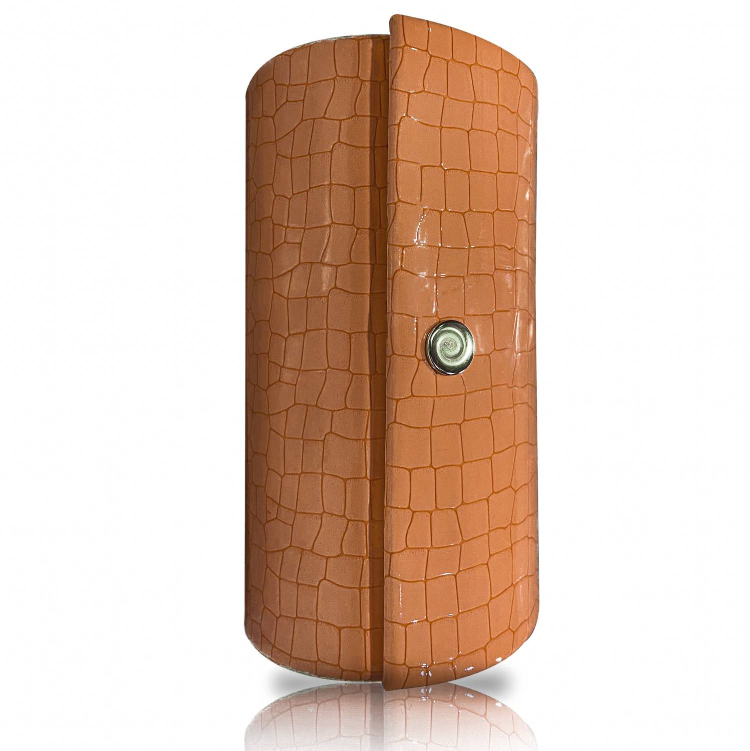 amenity FANCY CROCODILE FOAM PEACH BANGLE BOX Bangle Box, Vanity Box, Jewellery Box, BRIDAL BOX Vanity Box
