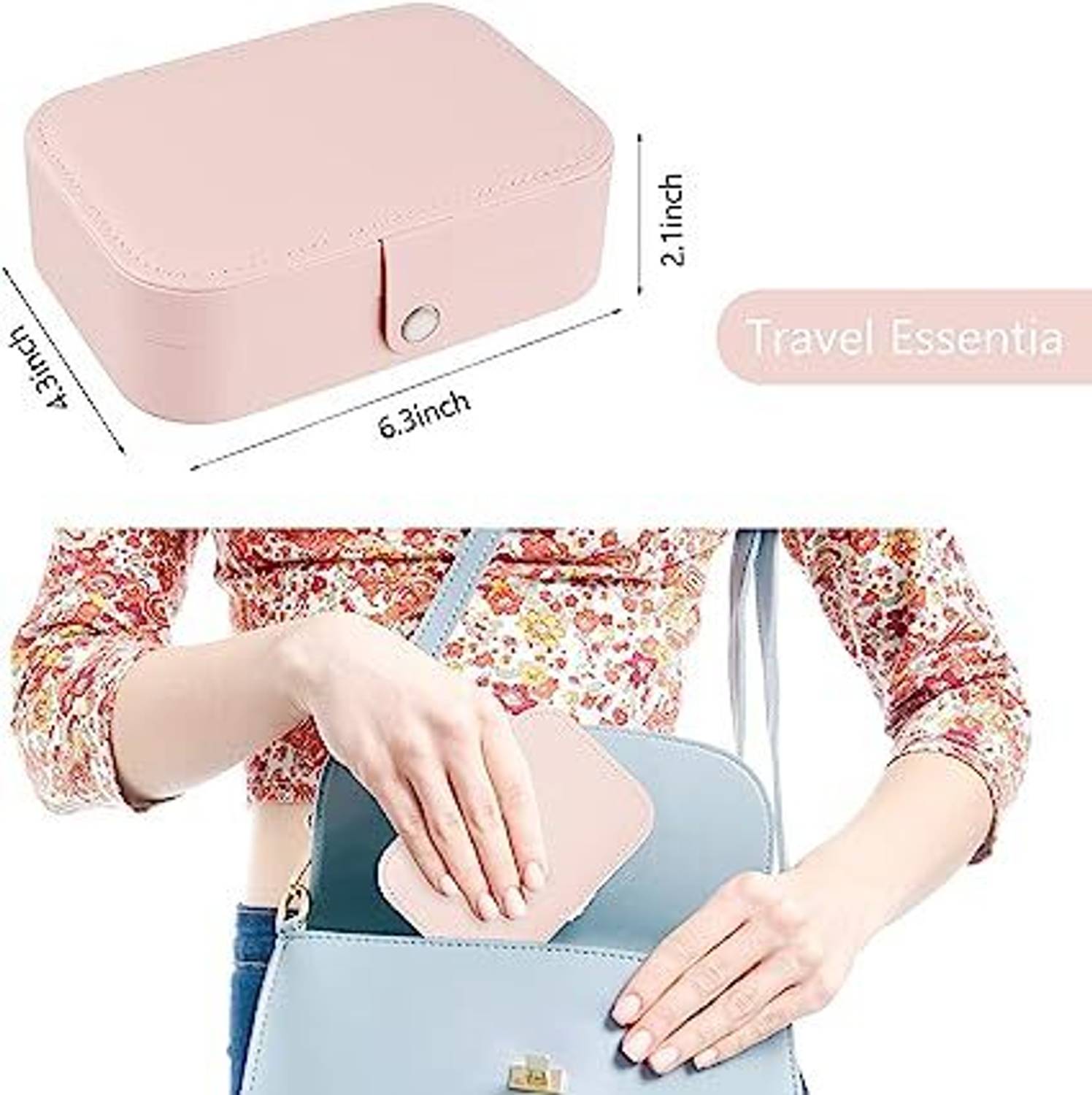 Xena Jewelry Box for Women Portable Travel Organizer - Image 5