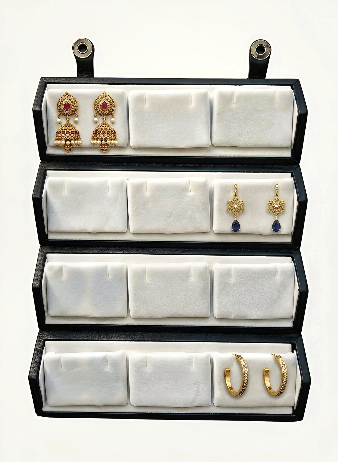 Image of COLMI Earring Organizer box Foldable Vanity Box For Women Foldable Vanity Box