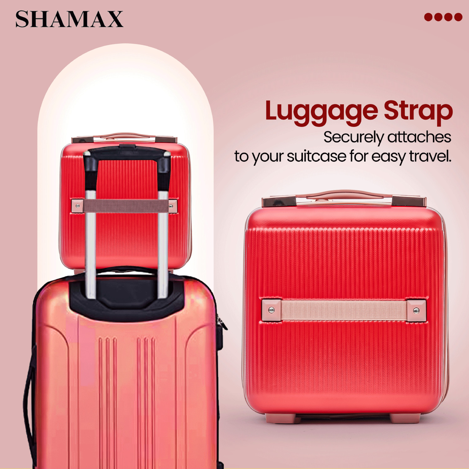Image of shan creations Vanity Box Organiser Case for Jewellery, Skincare & Beauty Storage Case Beauty Train Case, Mini Luggage Vanity Box