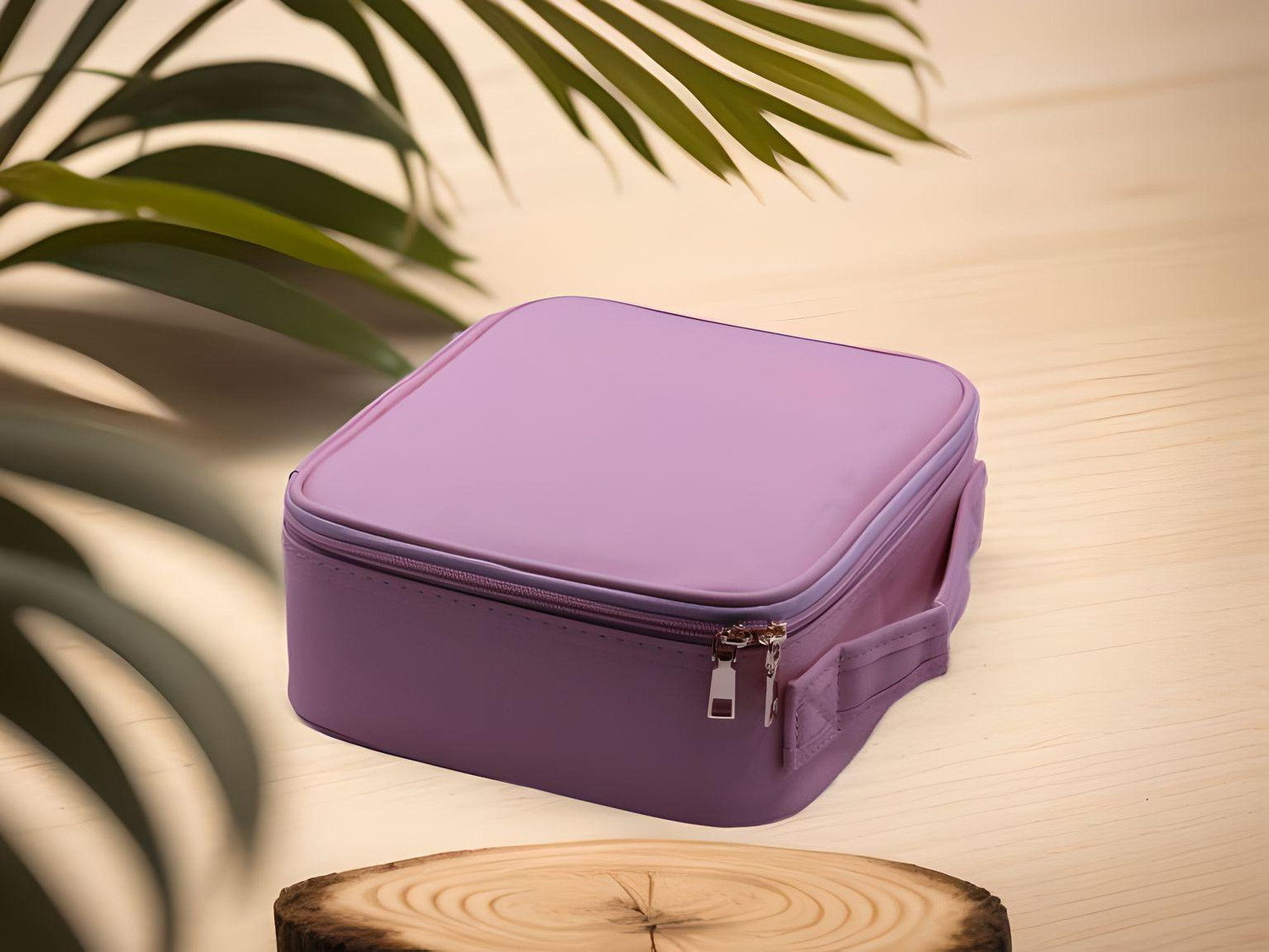 Image of Bridal Cosmetic Organizer Brush Bag Artist Storage Bag For Makeup Vanity Box Artisan Vanity Box (Baby Pink)