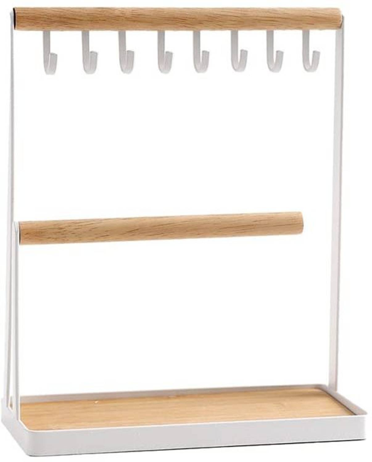 ARHAT ORGANIZERS Jewellery or Accessories Stand for Women (White) Jewellery Shelf Vanity Box