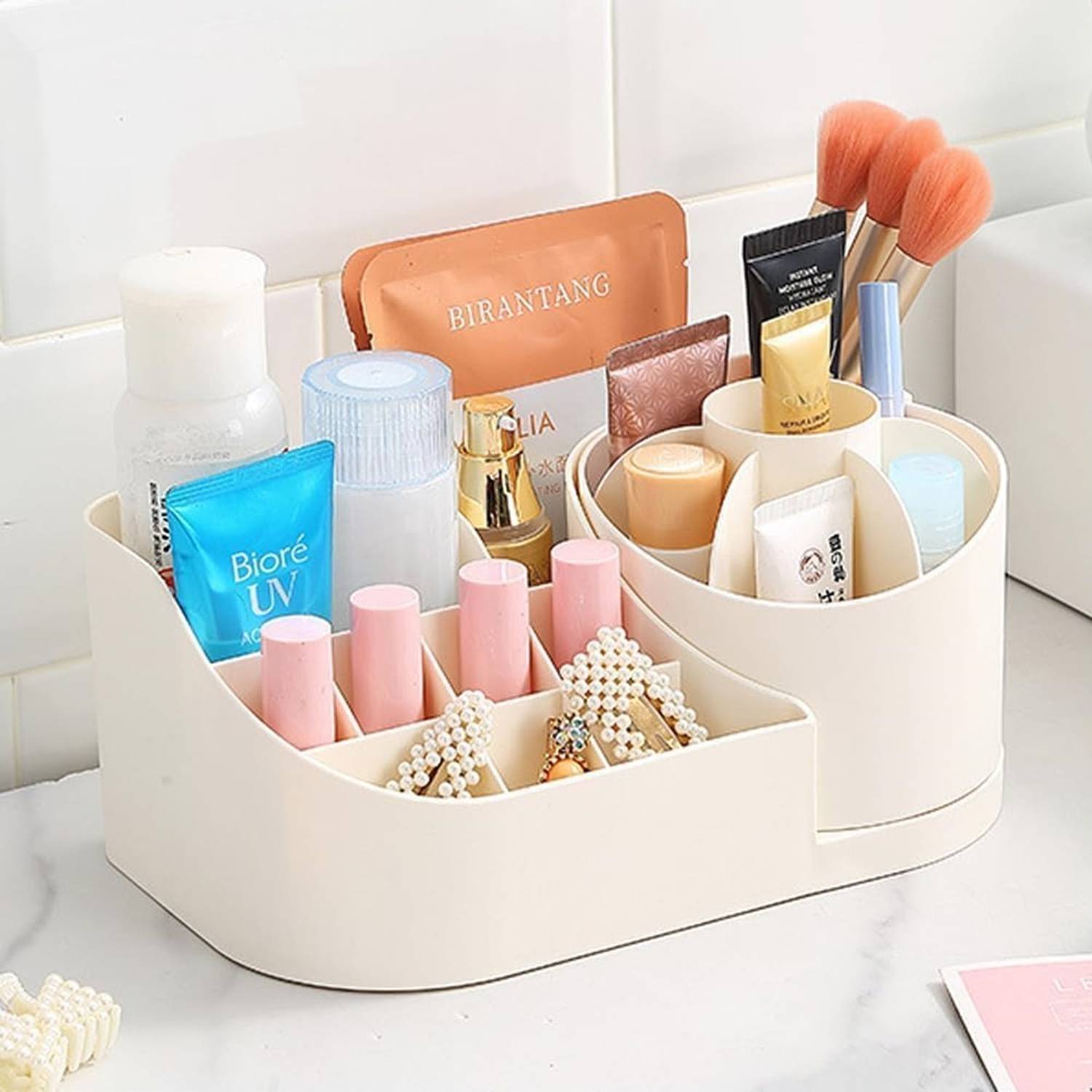 Analog Kitchenware Cosmetic MakeUp Box/Vanity Box For Lipstick/Brush/NailPolish/Jewelry Storage Box Makeup Box Vanity Box