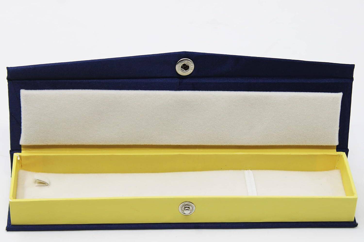 atorakushon ®pack of 1 Satin Jewellery Necklace Chain box Travelling Storage Box Wedding Organised for Women jewellery box Vanity Box