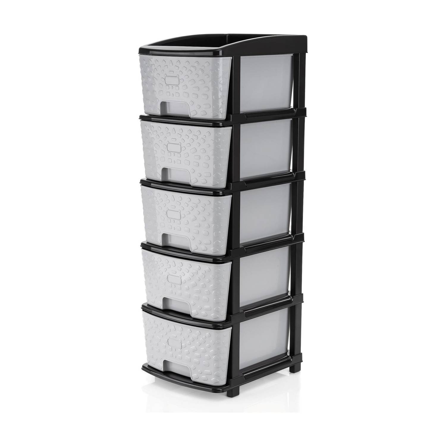 Pinkwhale 5 Compartments Plastic Cabinet