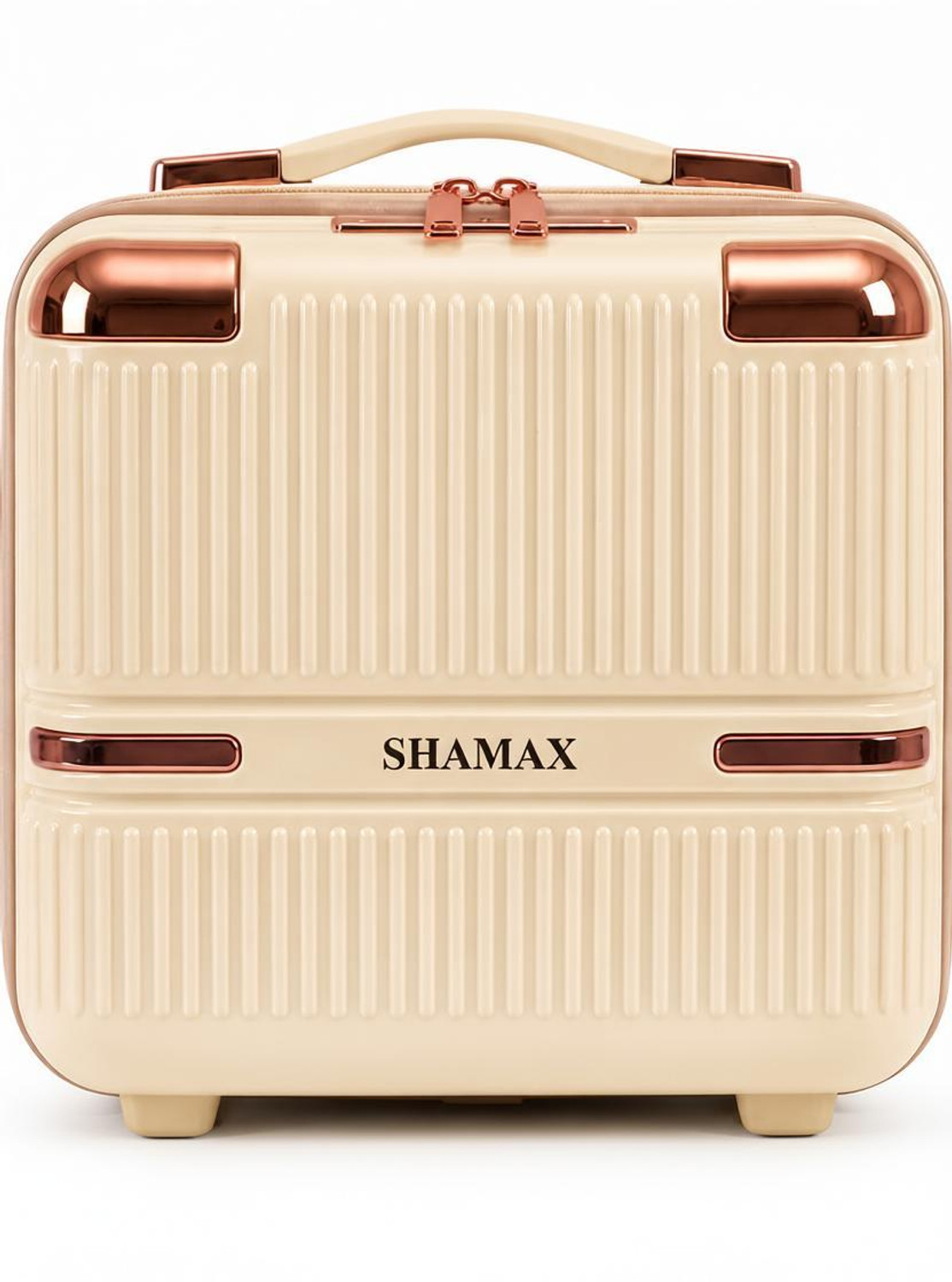 Image of blueblast Vanity Box Organiser Case for Jewellery, Skincare & Beauty Storage,BIGGER SIZE Mini Luggage, Beauty Train Case Vanity Box