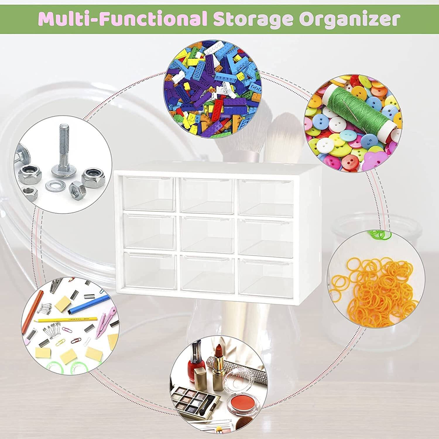 xkjia 9-Drawer Modular Mini Desktop Organizer - Image 3