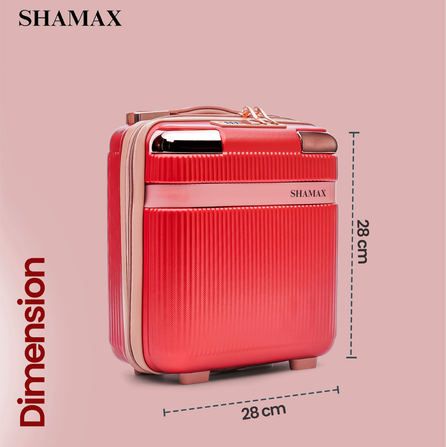 Image of shan creations Vanity Box Organiser Case for Jewellery, Skincare & Beauty Storage Case Beauty Train Case, Mini Luggage Vanity Box