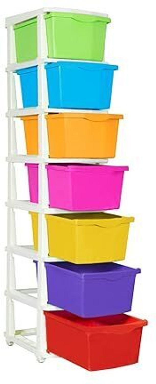 Image of HUMBLE KART 7 Compartments PLASTIC Desk Organizer