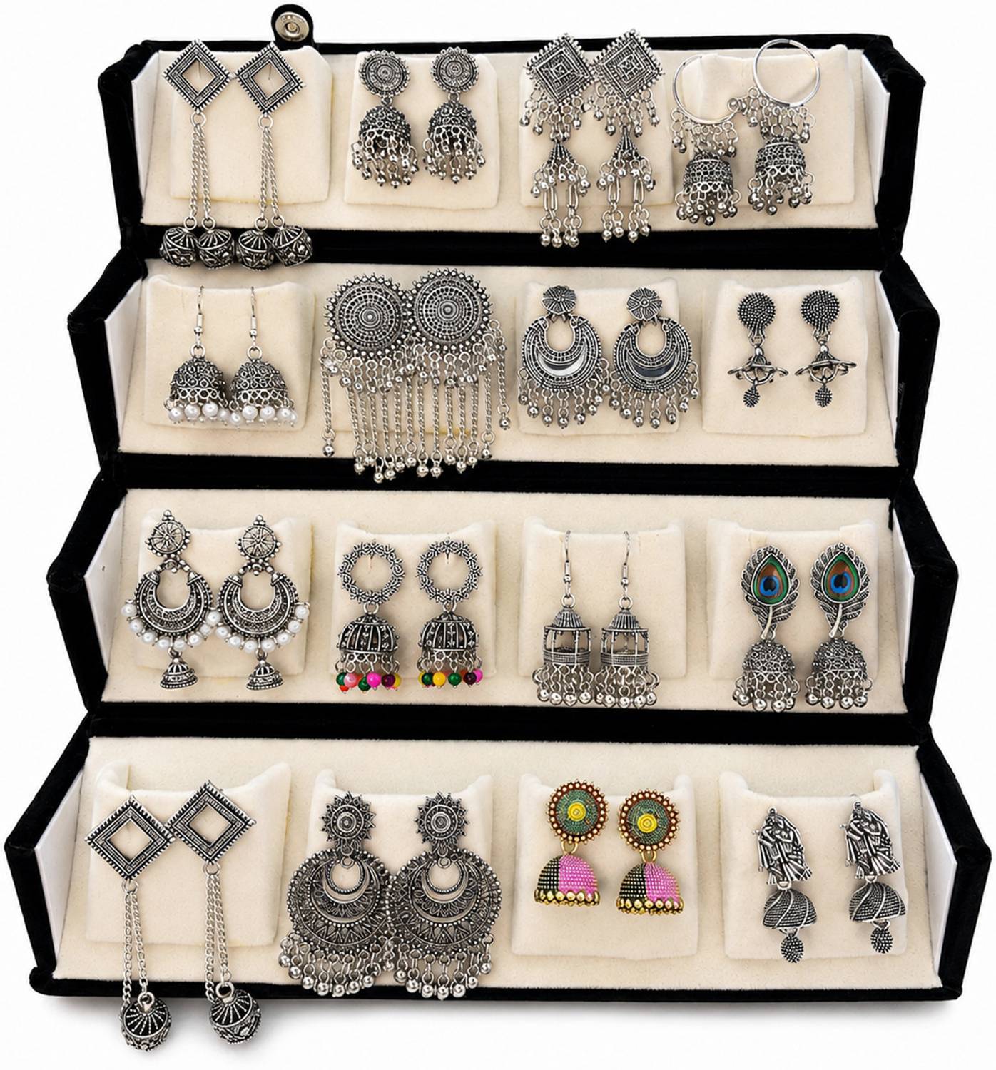 Marklet Premium 16 Pair Earrings Set Box - Image 1