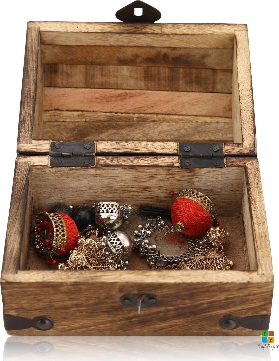 ☆Booker Morey☆「Treasure Box」☆小物入れ☆ Buy Pirate Treasure Box, Treasures Collection Storage Box Sturdy