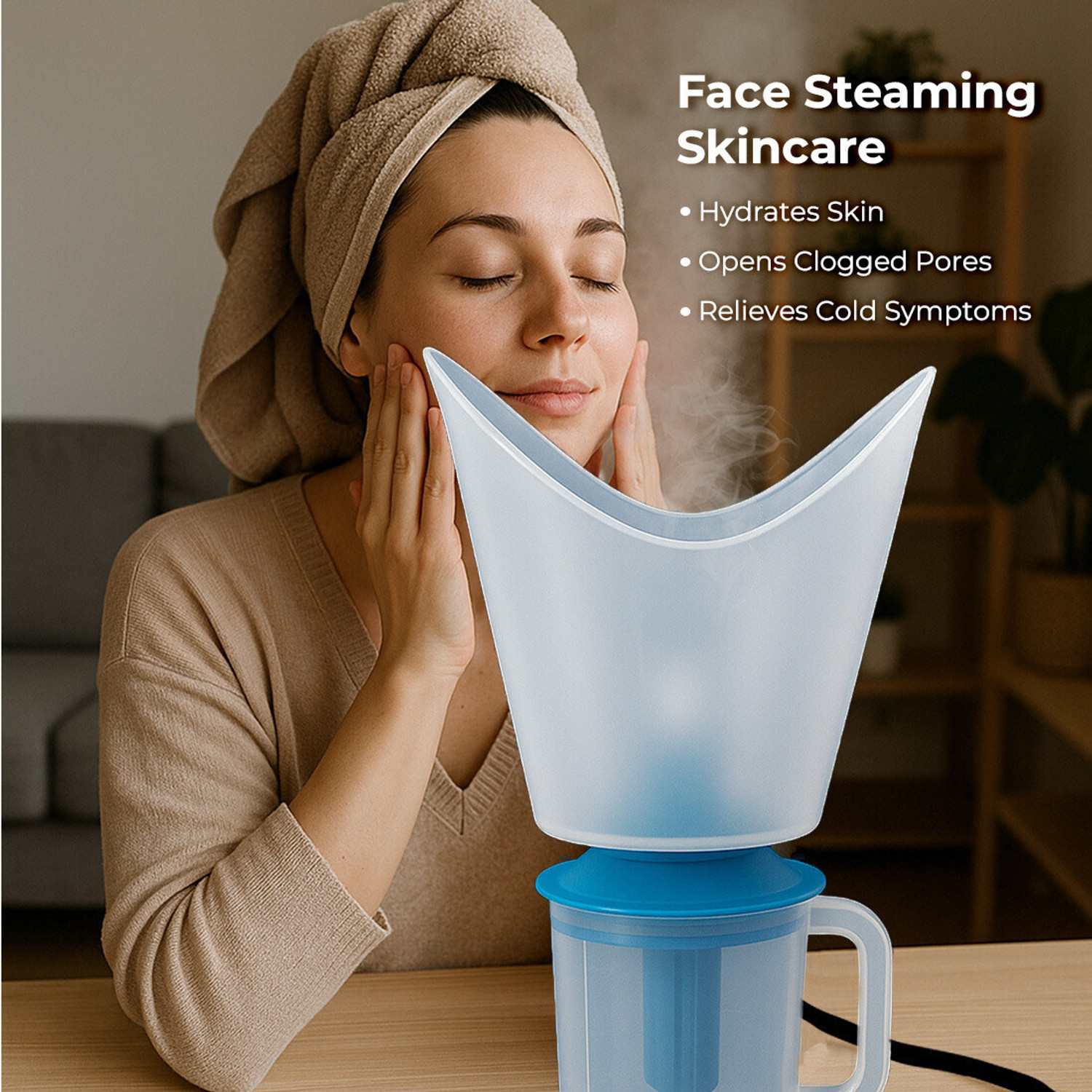 Image of Dr. Odin OSV 101 Single Layer Vaporizer with Nose and Facial Steamer Vaporizer