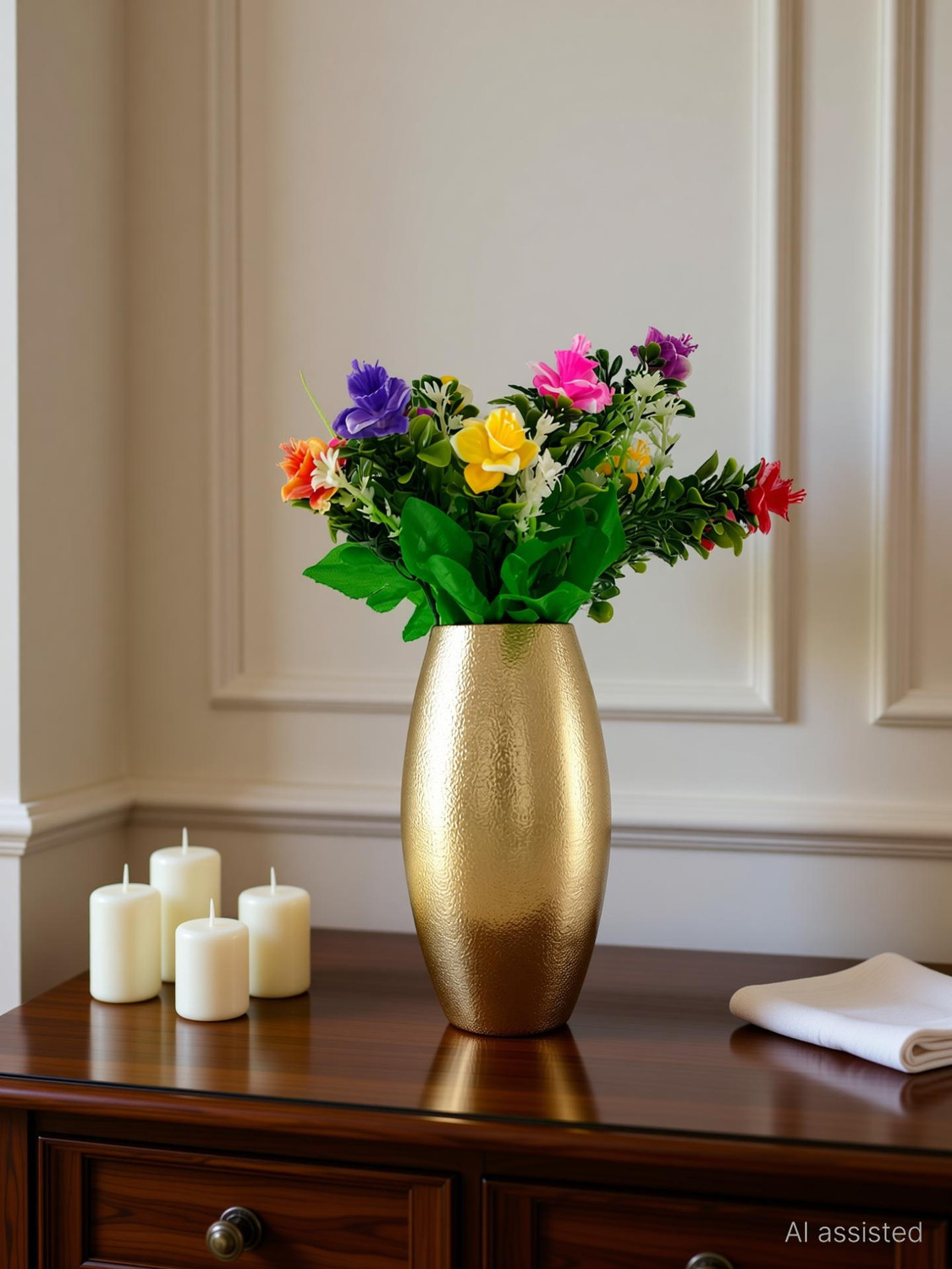 Image of Decorsmith Ovalo Iron Vase