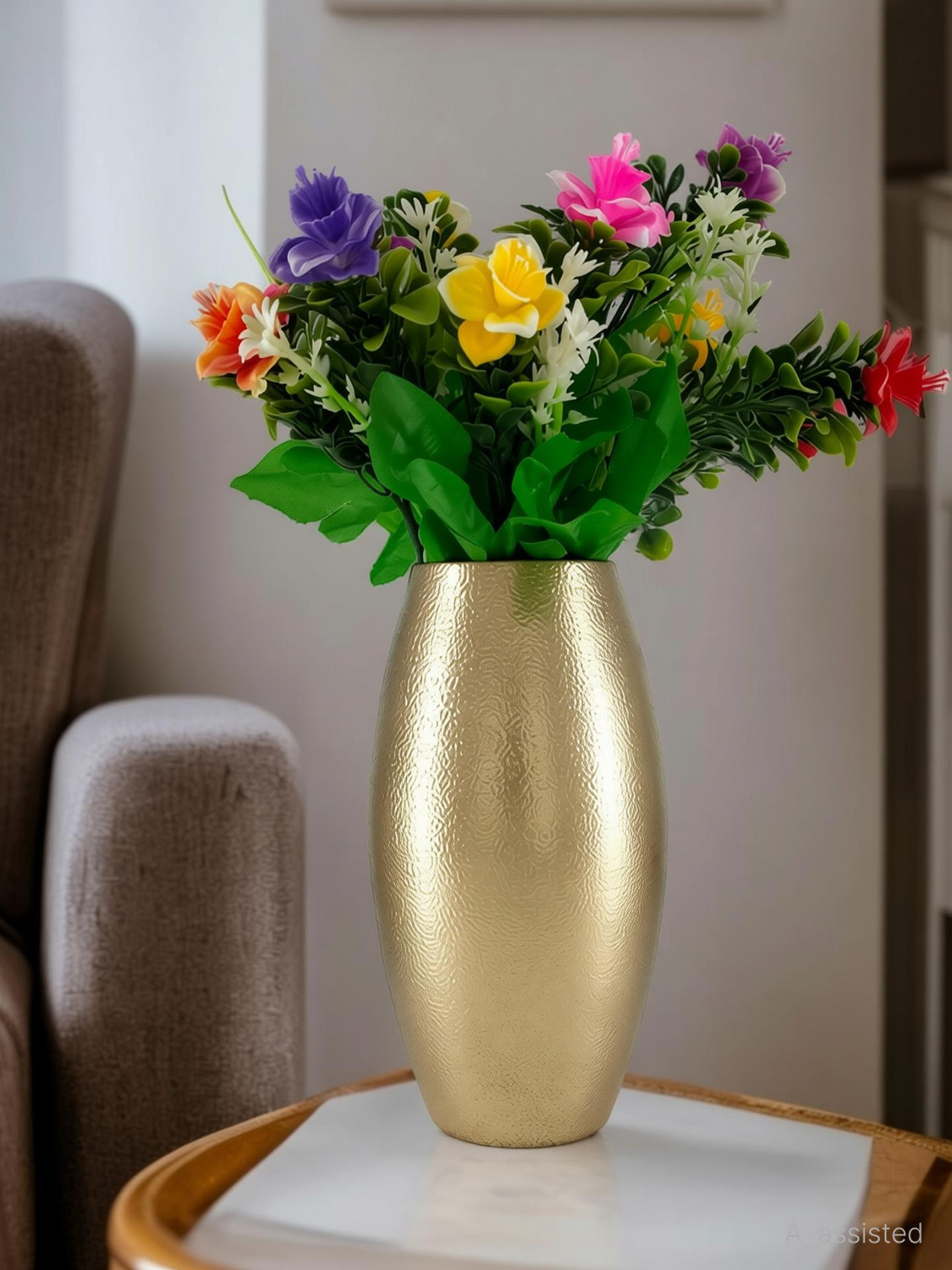 Image of Decorsmith Ovalo Iron Vase