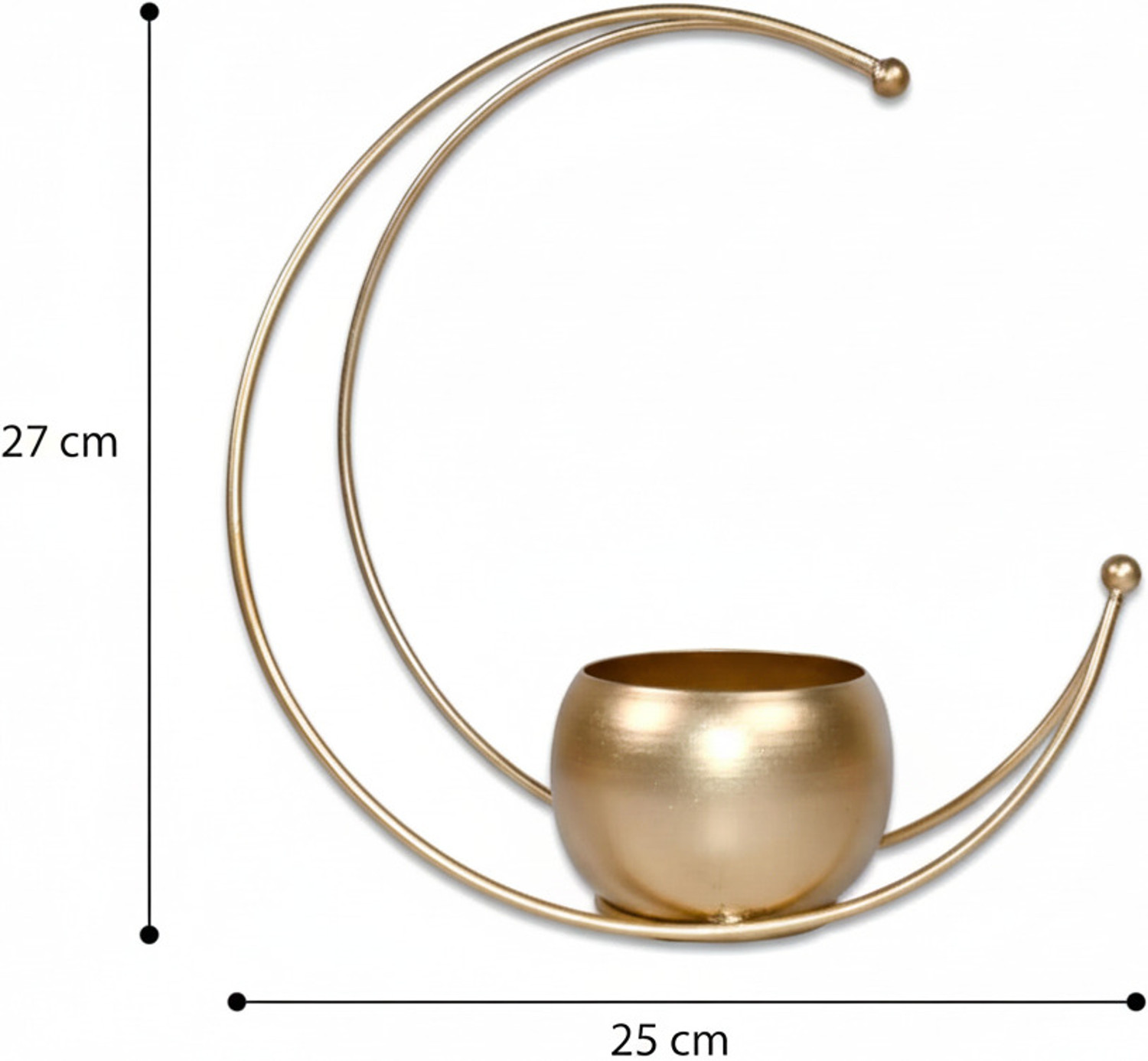 Image of house of common Golden Moon-T Steel Vase