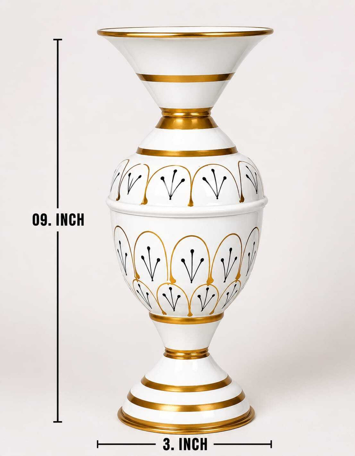 Image of Bindya Star Flower Vase & Flower Pot for Home Decore for Living Room Iron Vase